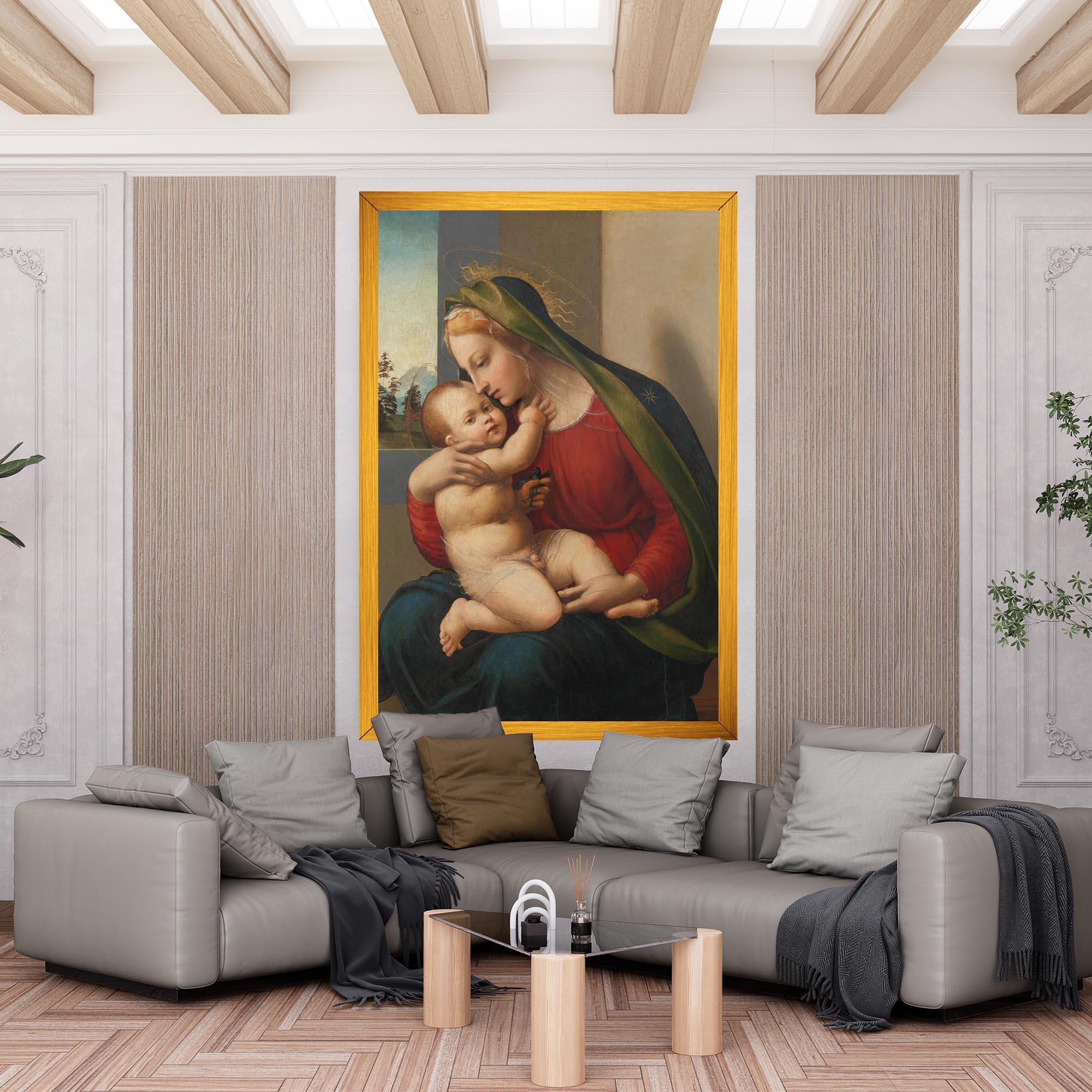 Картина на платно Madonna And Child mockup 6