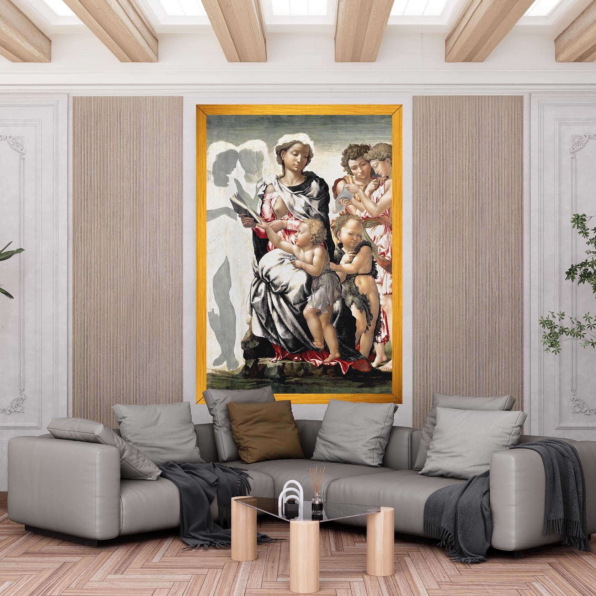 Картина на платно Manchester Madonna mockup 6