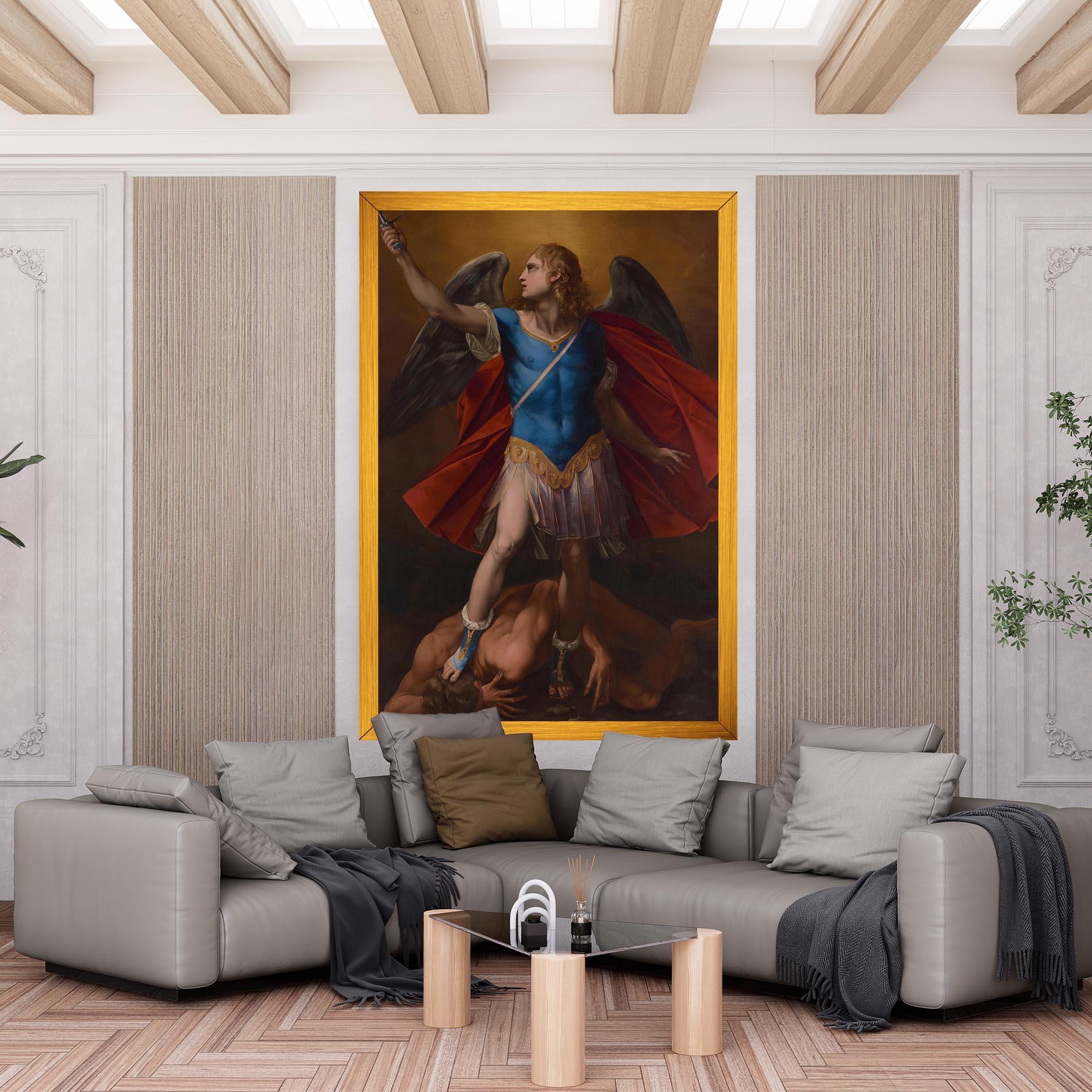 Картина на платно Sword In Upraised mockup 6