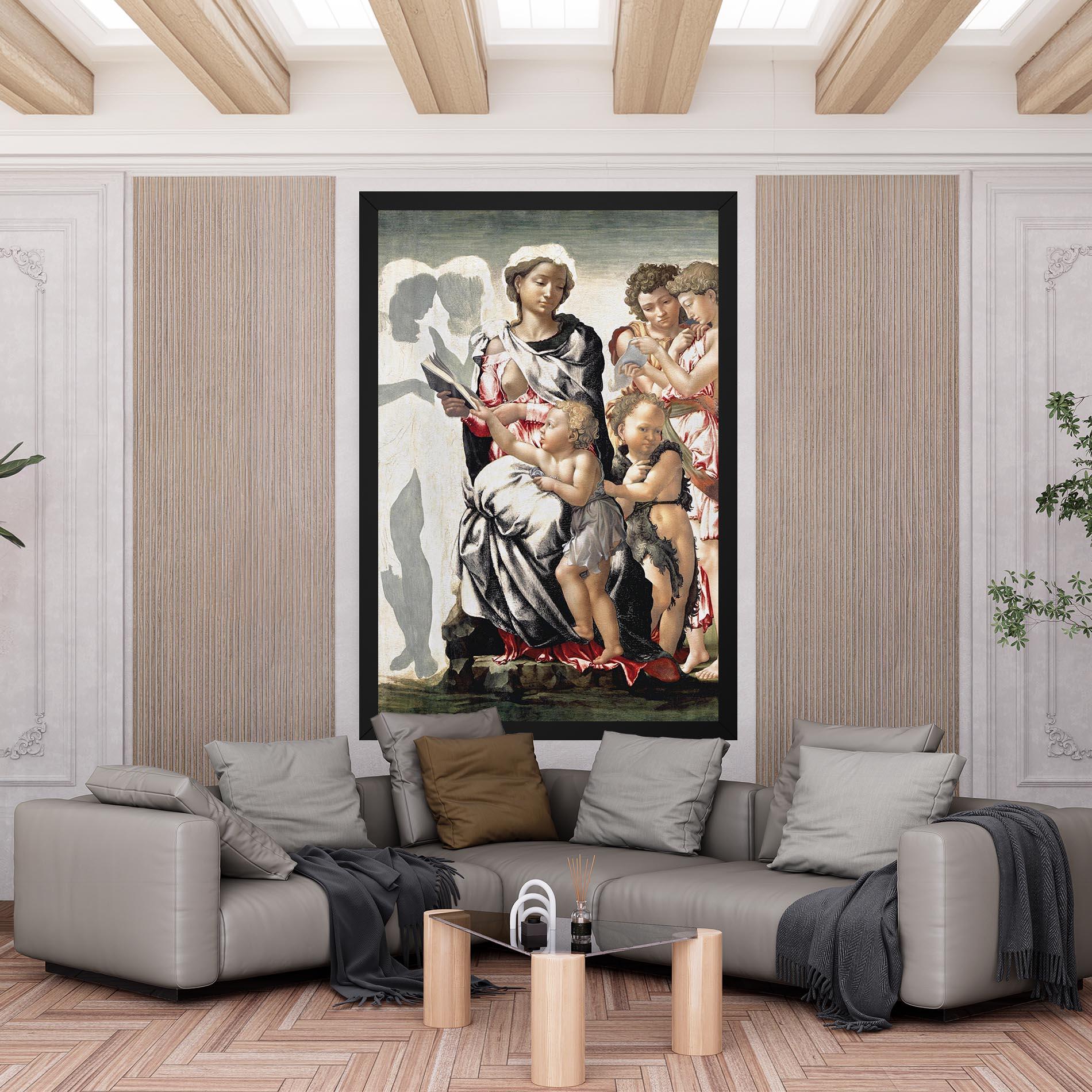 Картина на платно Manchester Madonna mockup 6