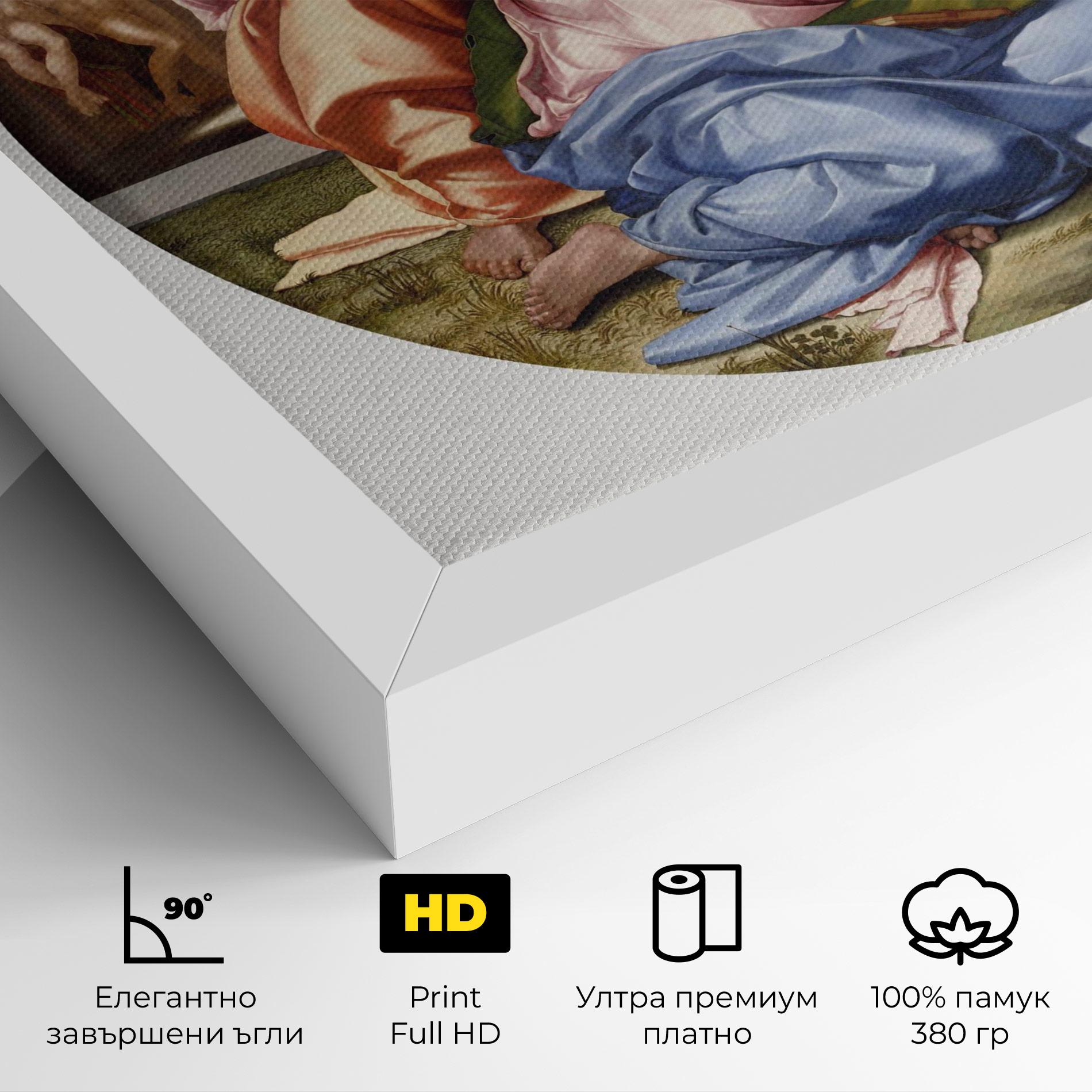 Картина на платно Doni Tondo mockup 4