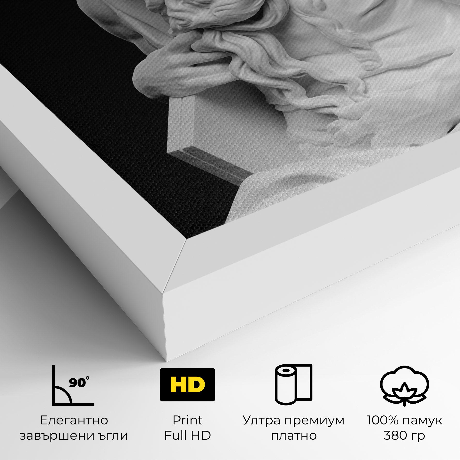 Картина на платно Moses Statue mockup 4