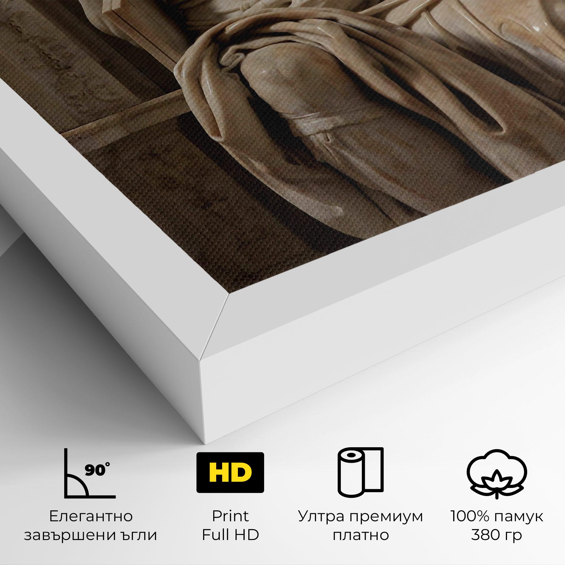 Картина на платно Statue Moses mockup 4