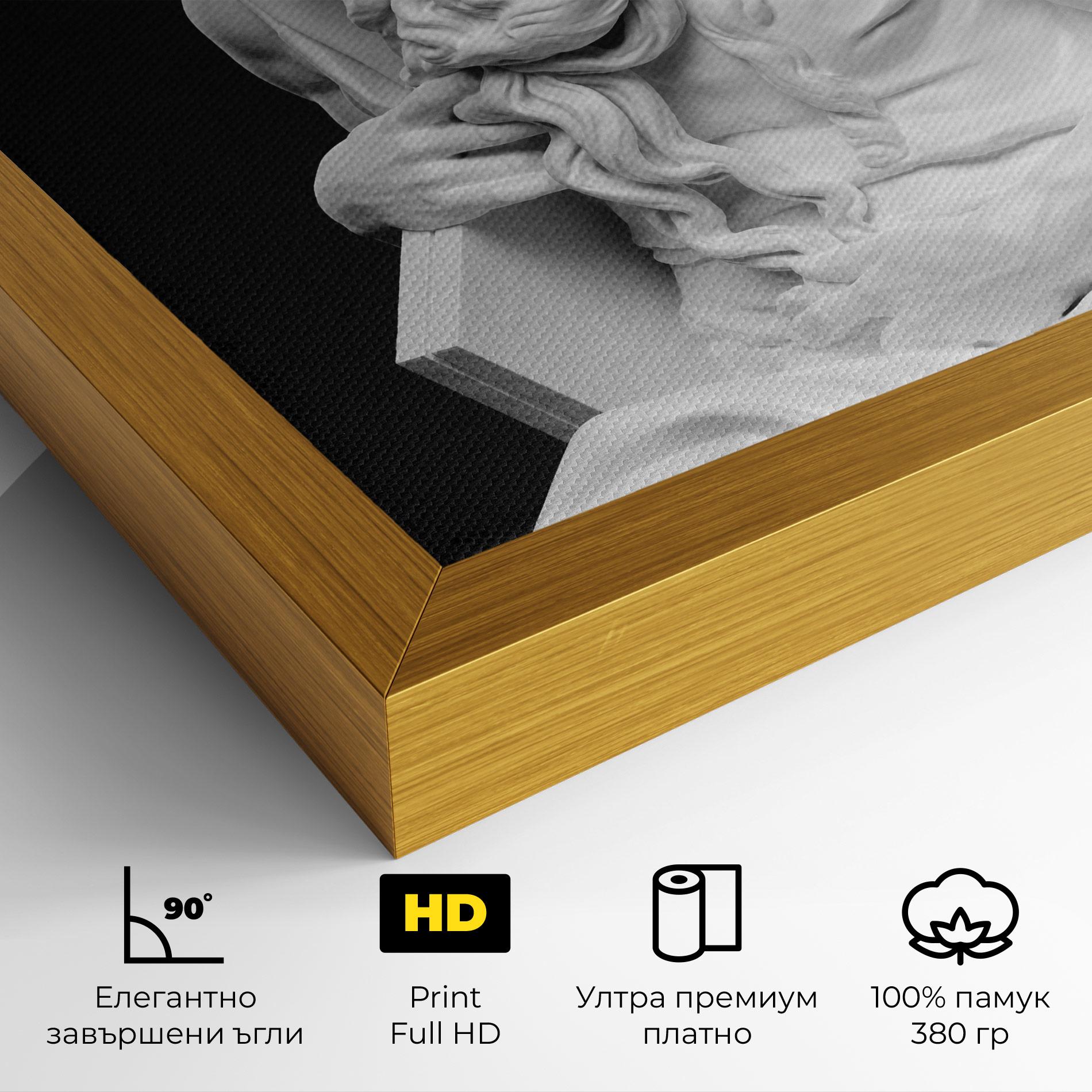Картина на платно Moses Statue mockup 4