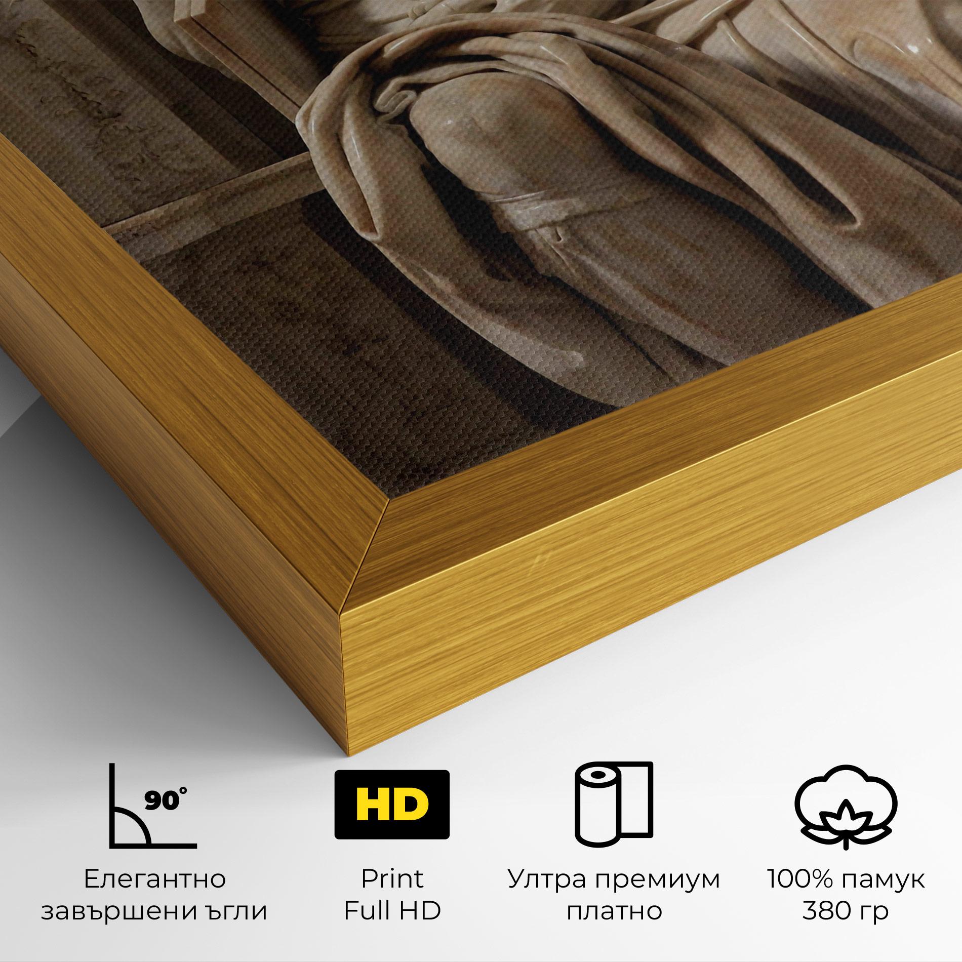 Картина на платно Statue Moses mockup 4