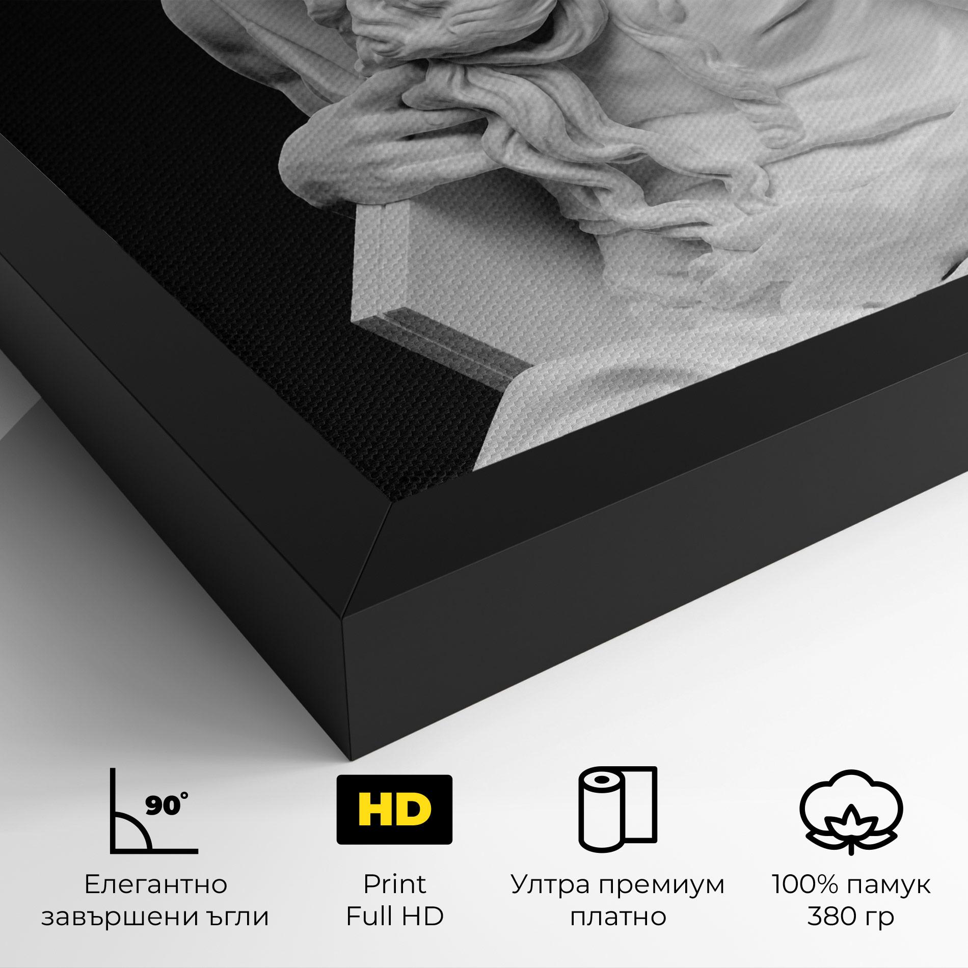 Картина на платно Moses Statue mockup 4