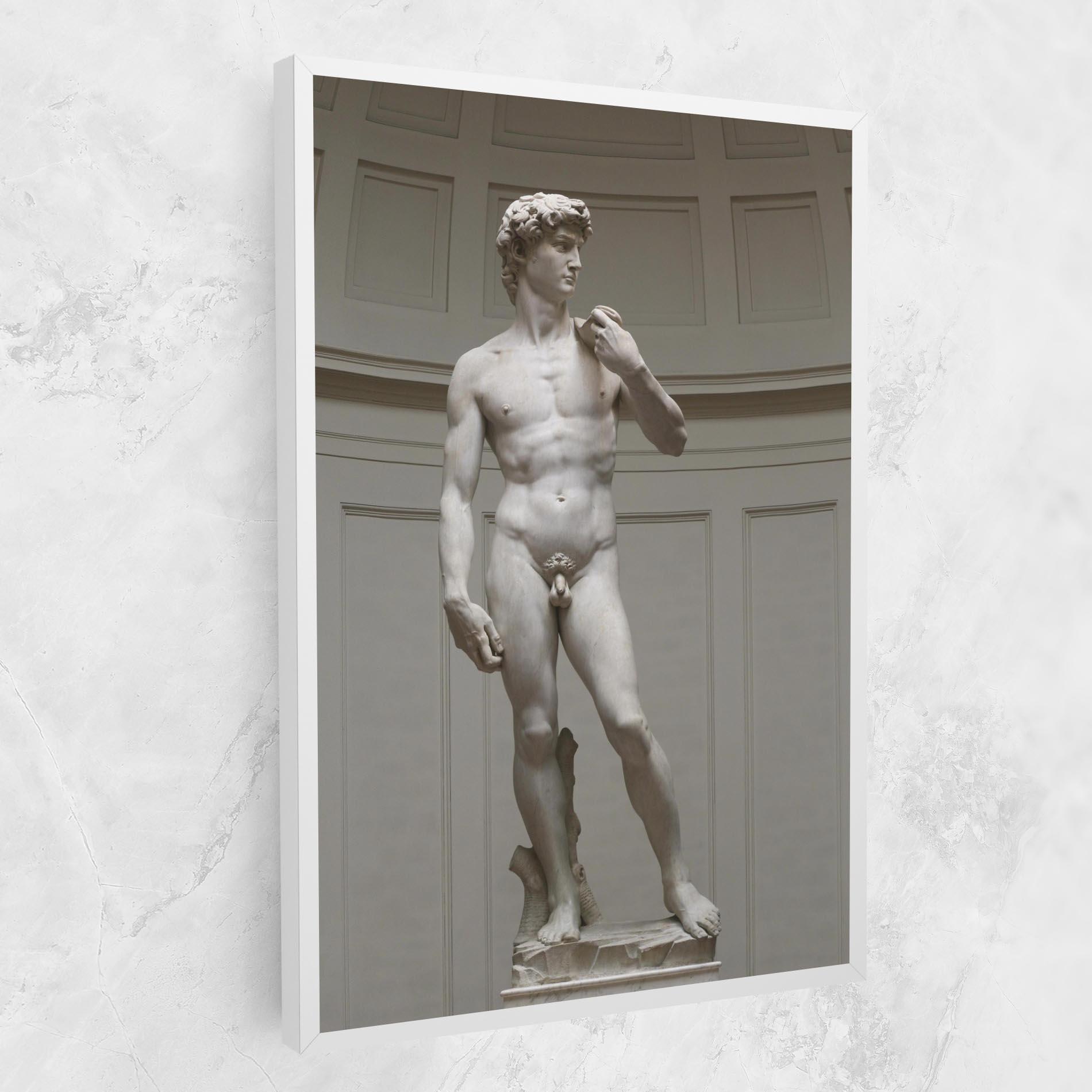 Картина на платно Michelangelo Statue mockup 1