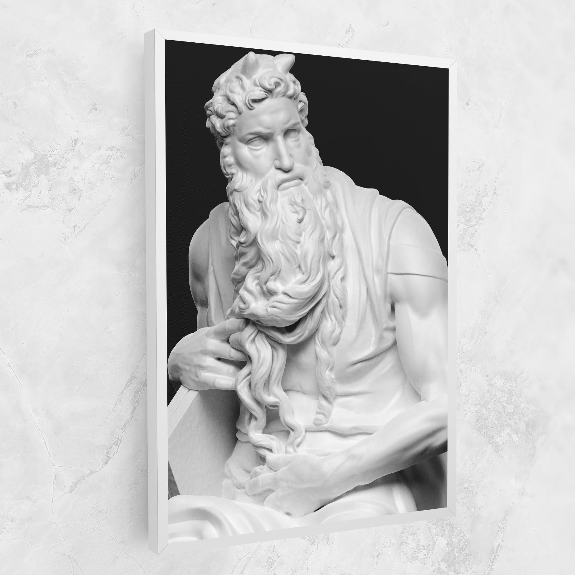 Картина на платно Moses Statue mockup 1