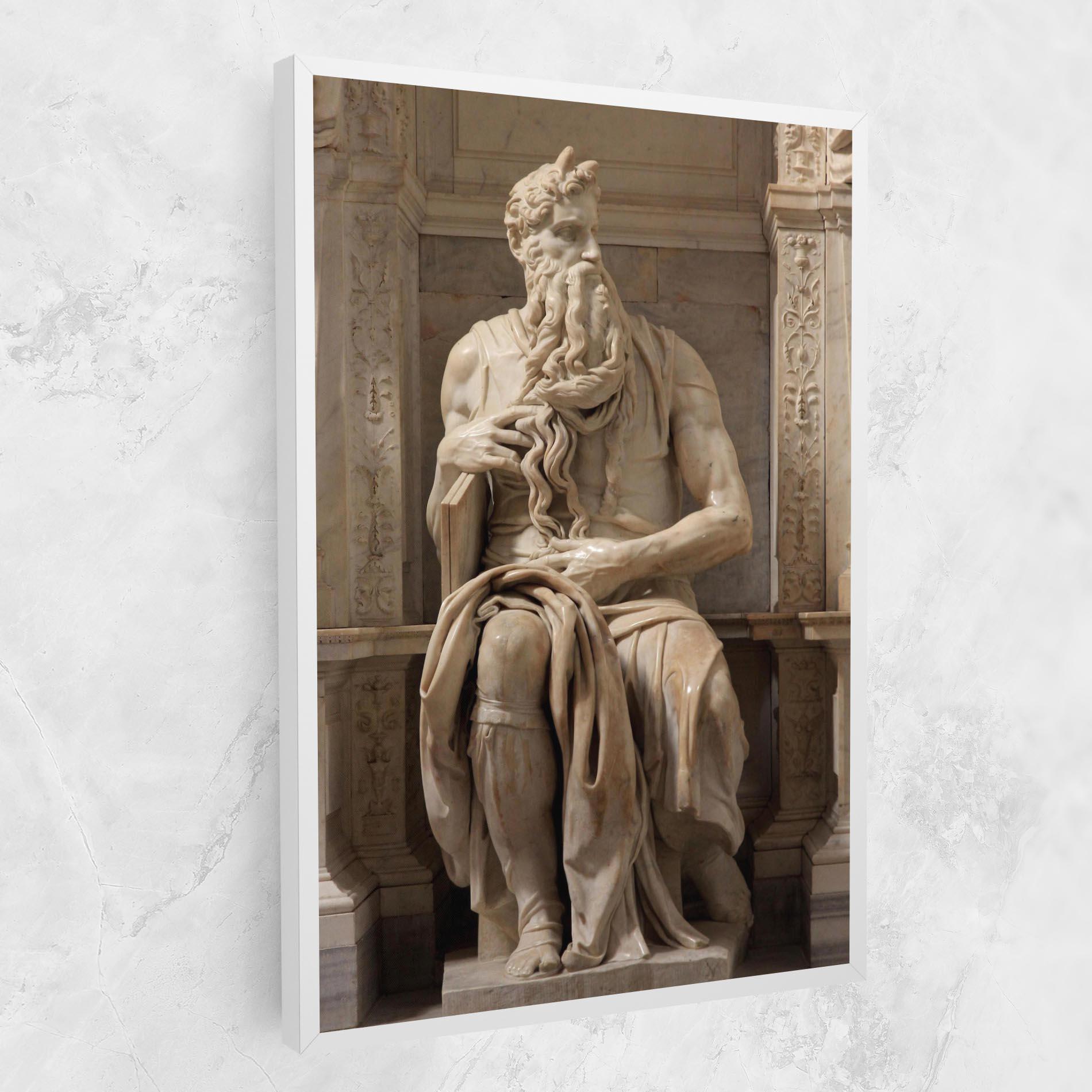 Картина на платно Statue Moses mockup 1