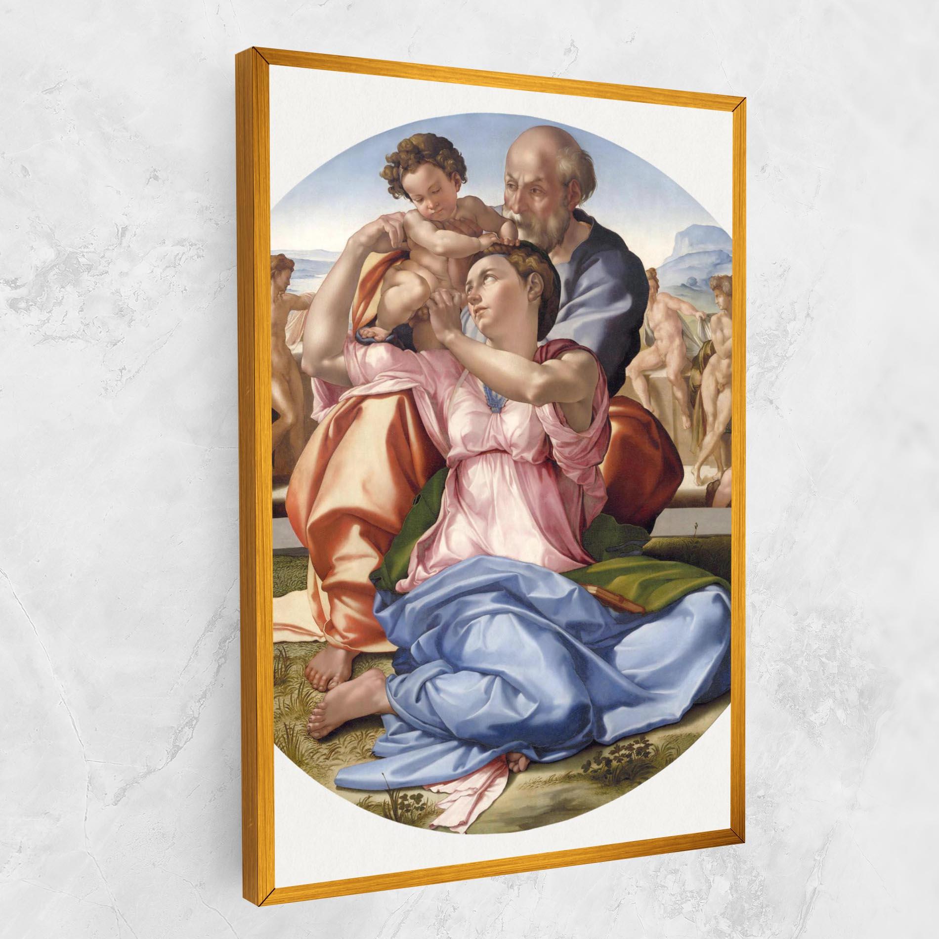 Картина на платно Doni Tondo mockup 1