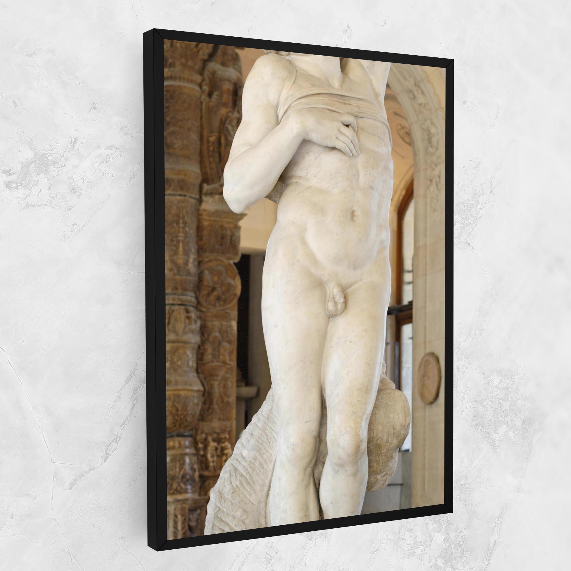 Картина на платно Dying Slave mockup 1