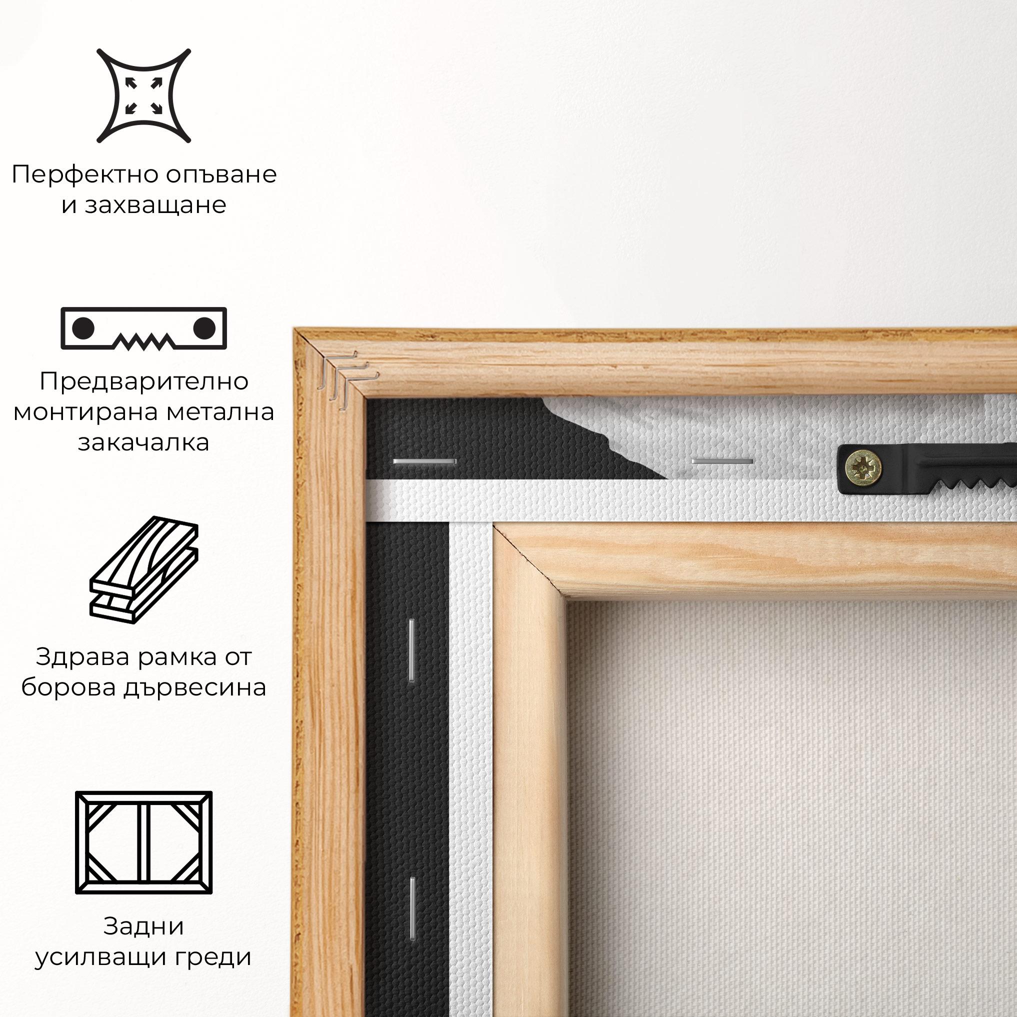 Картина на платно David Head mockup 5