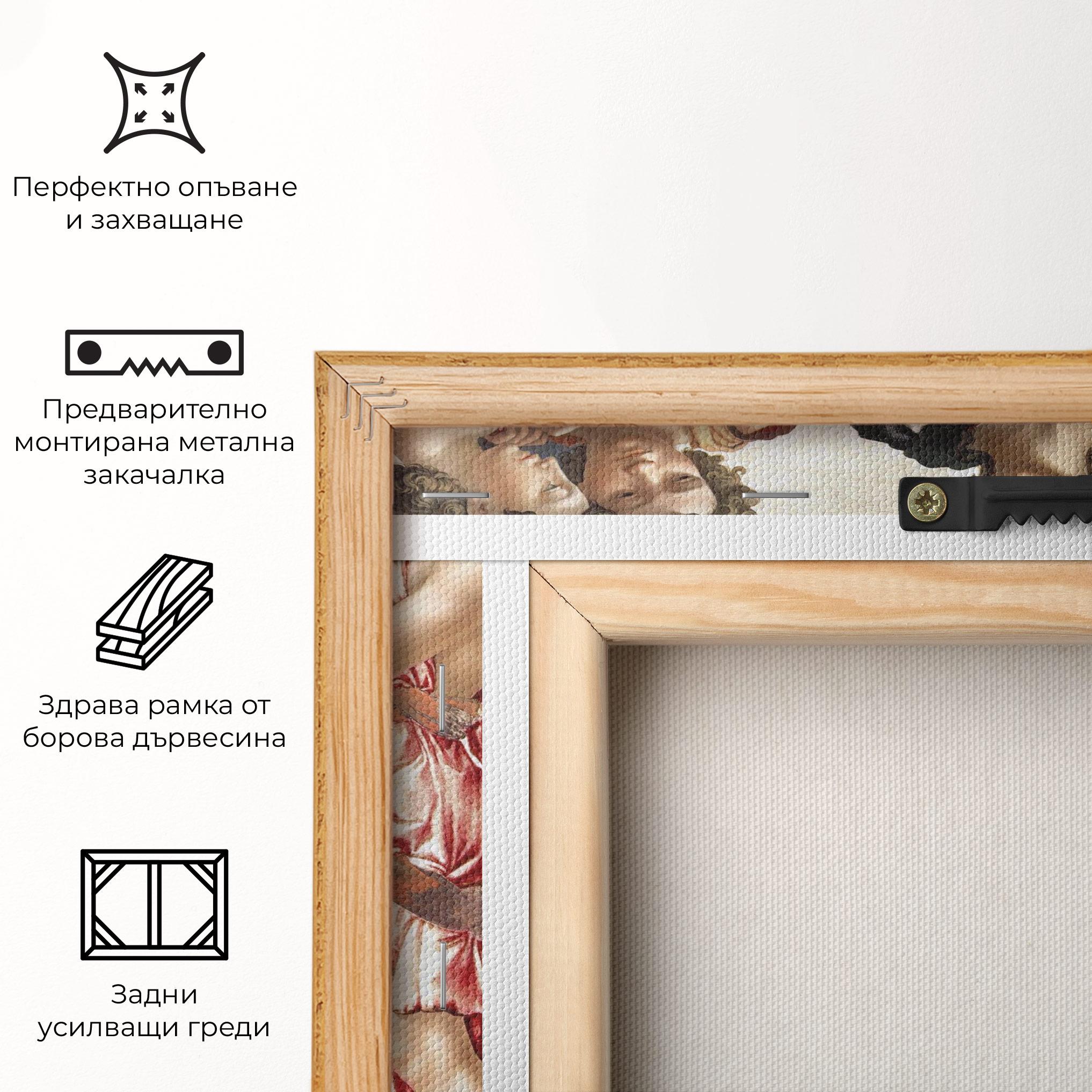 Картина на платно Manchester Madonna mockup 5