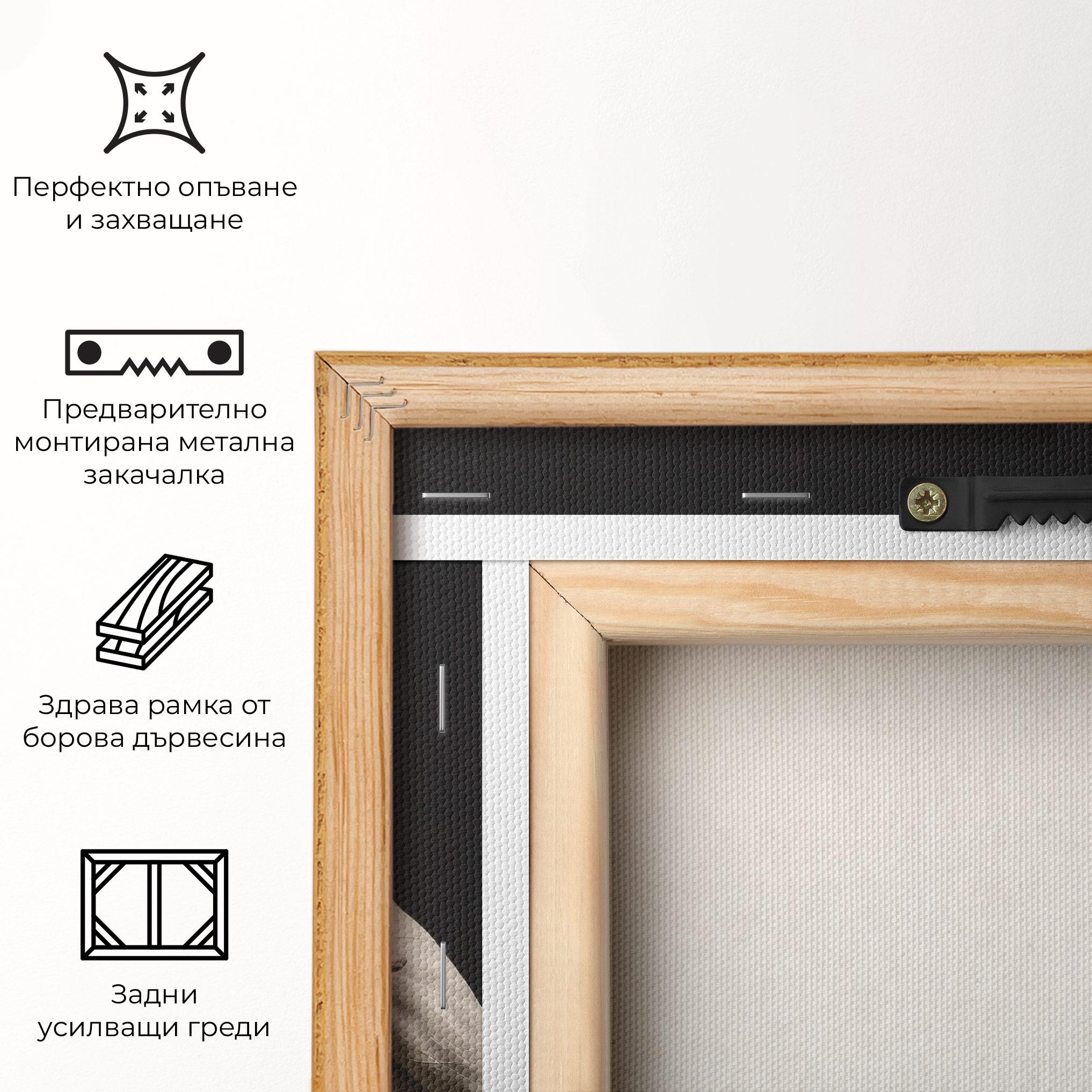 Картина на платно Michelangelo S Day mockup 5