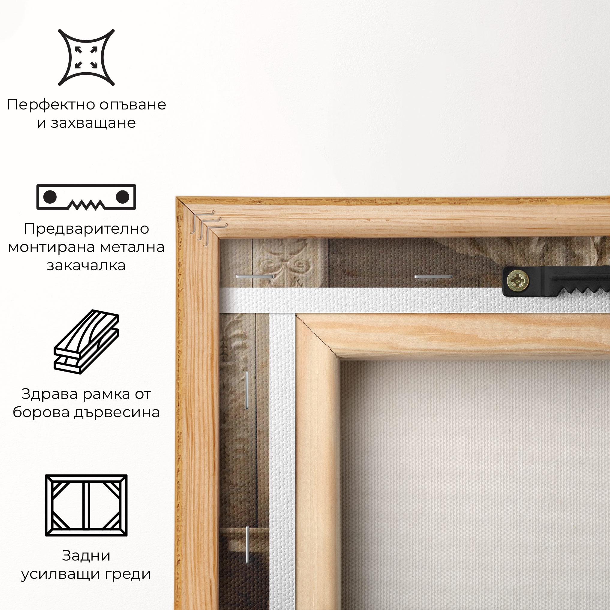 Картина на платно Statue Moses mockup 5