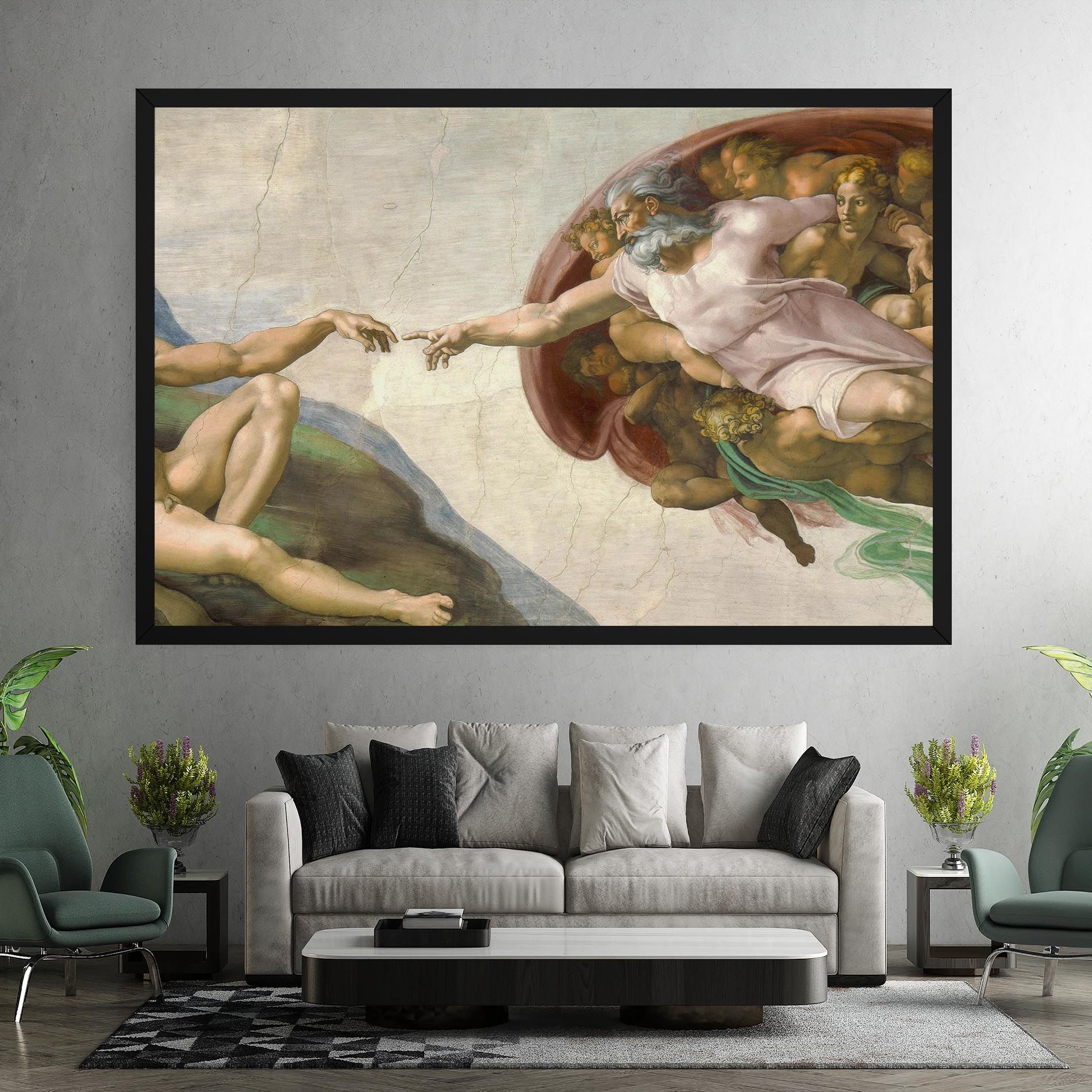 The Creation Of Adam mockup 7