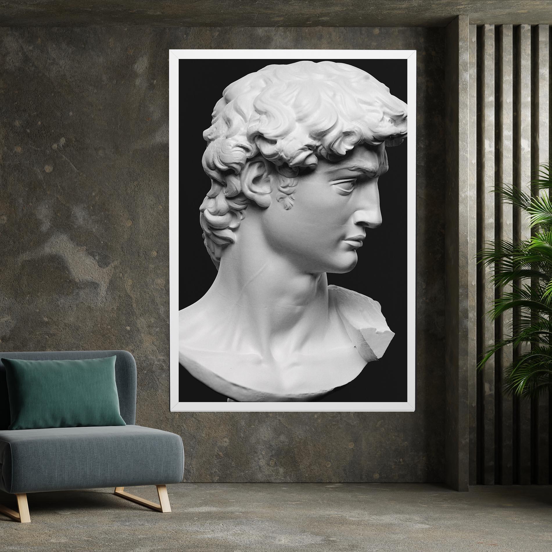 Картина на платно David Head mockup 7