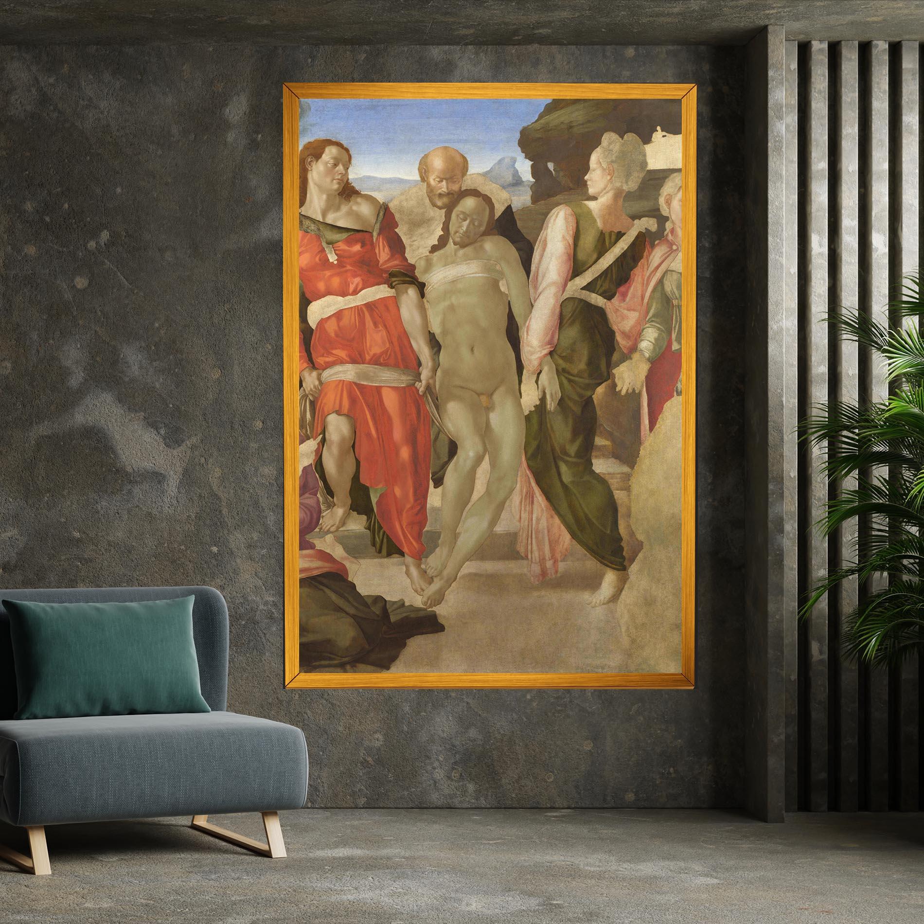 Картина на платно Entombment mockup 7