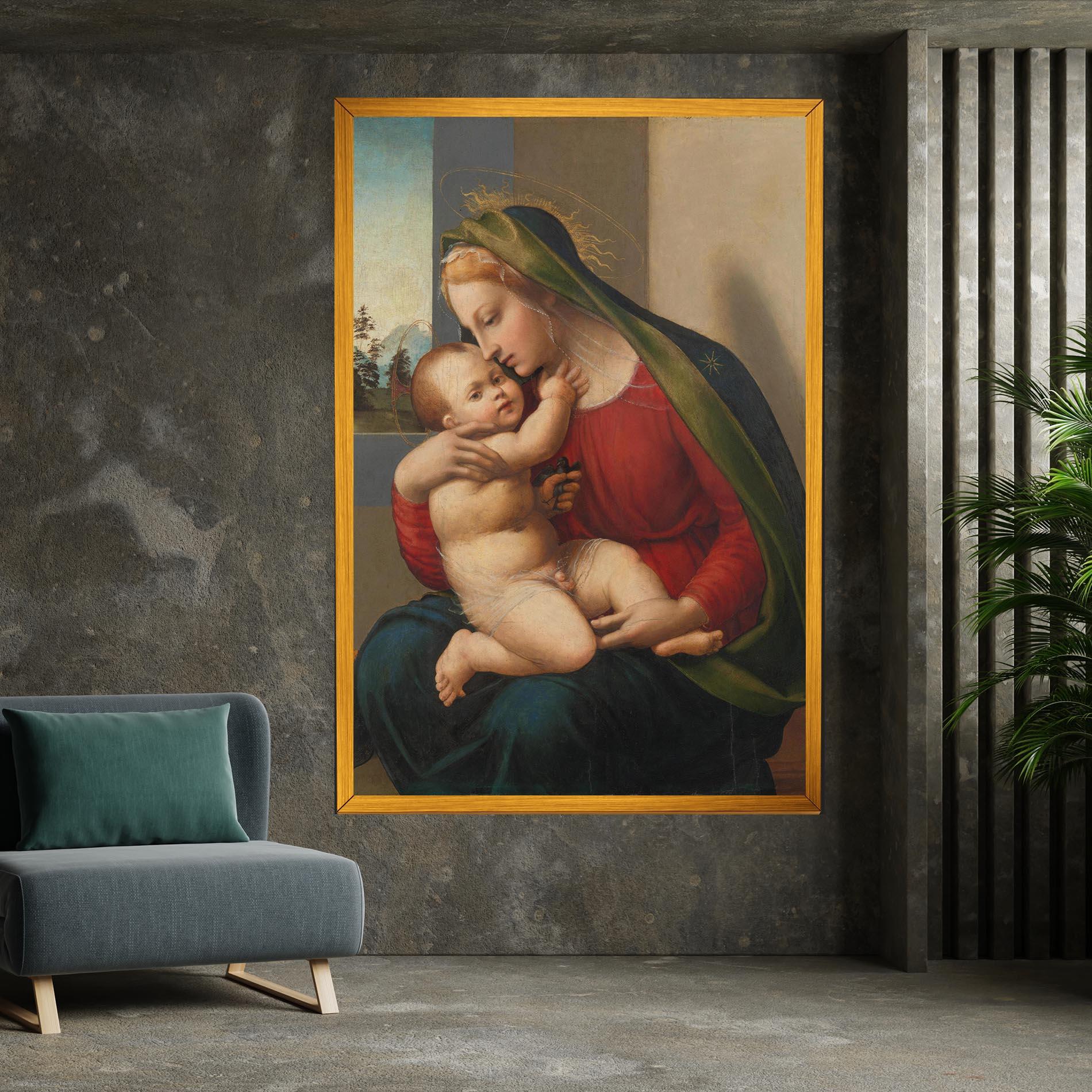 Картина на платно Madonna And Child mockup 7