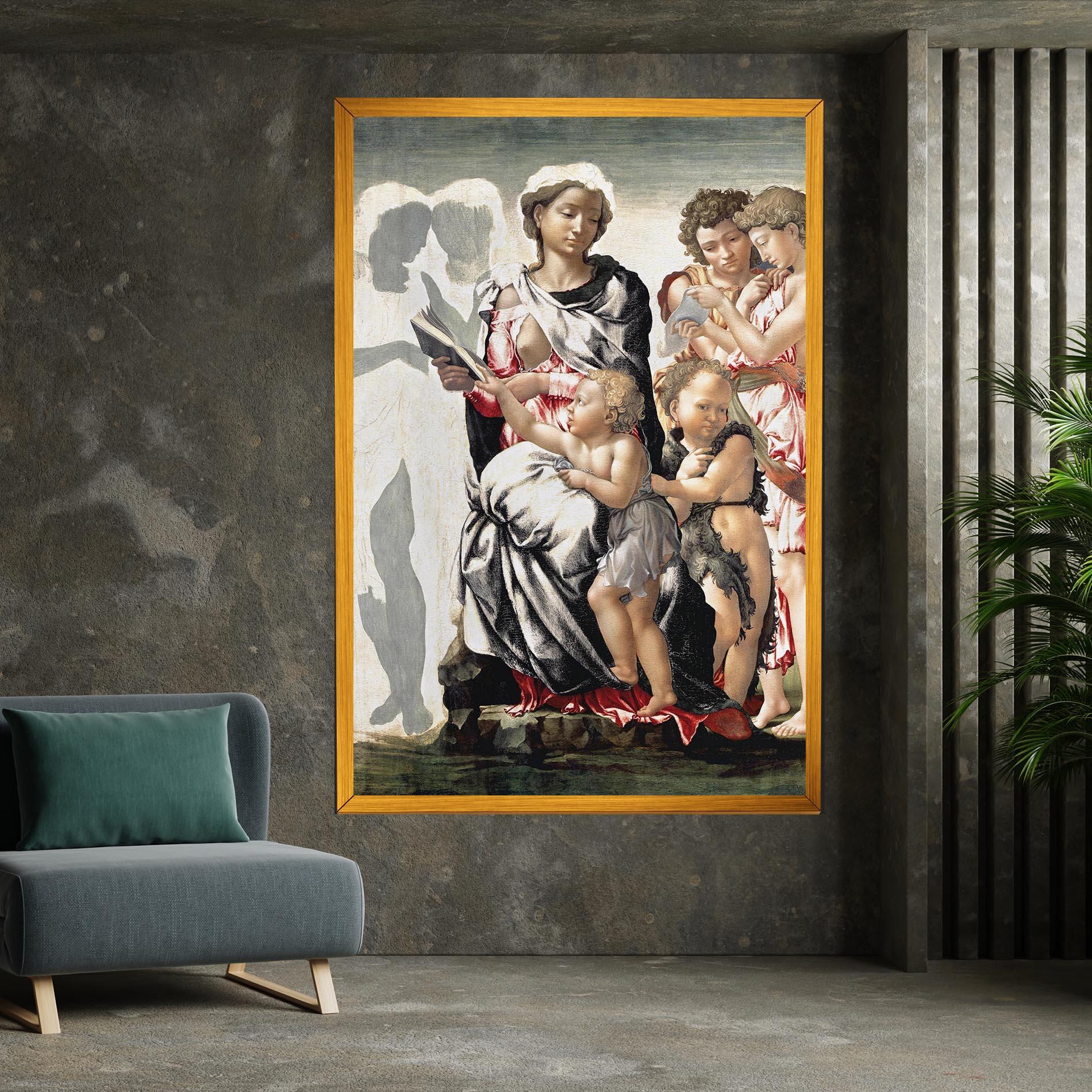 Картина на платно Manchester Madonna mockup 7