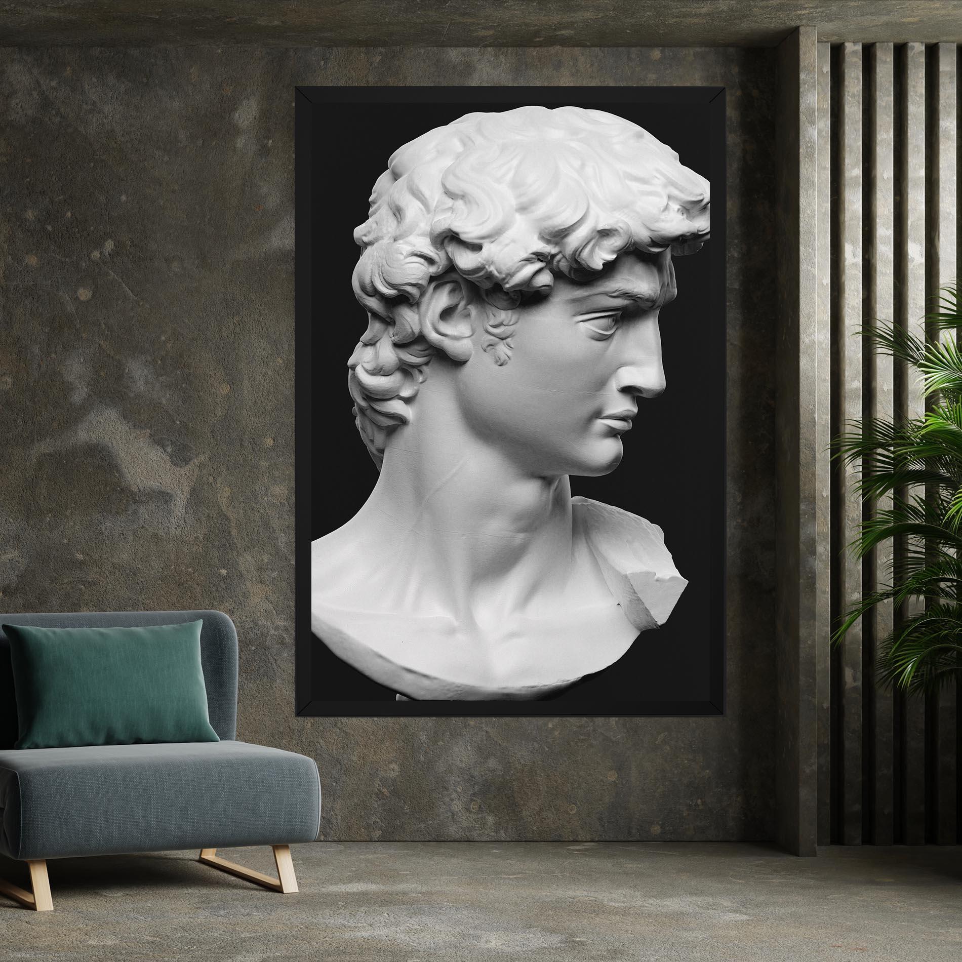 Картина на платно David Head mockup 7