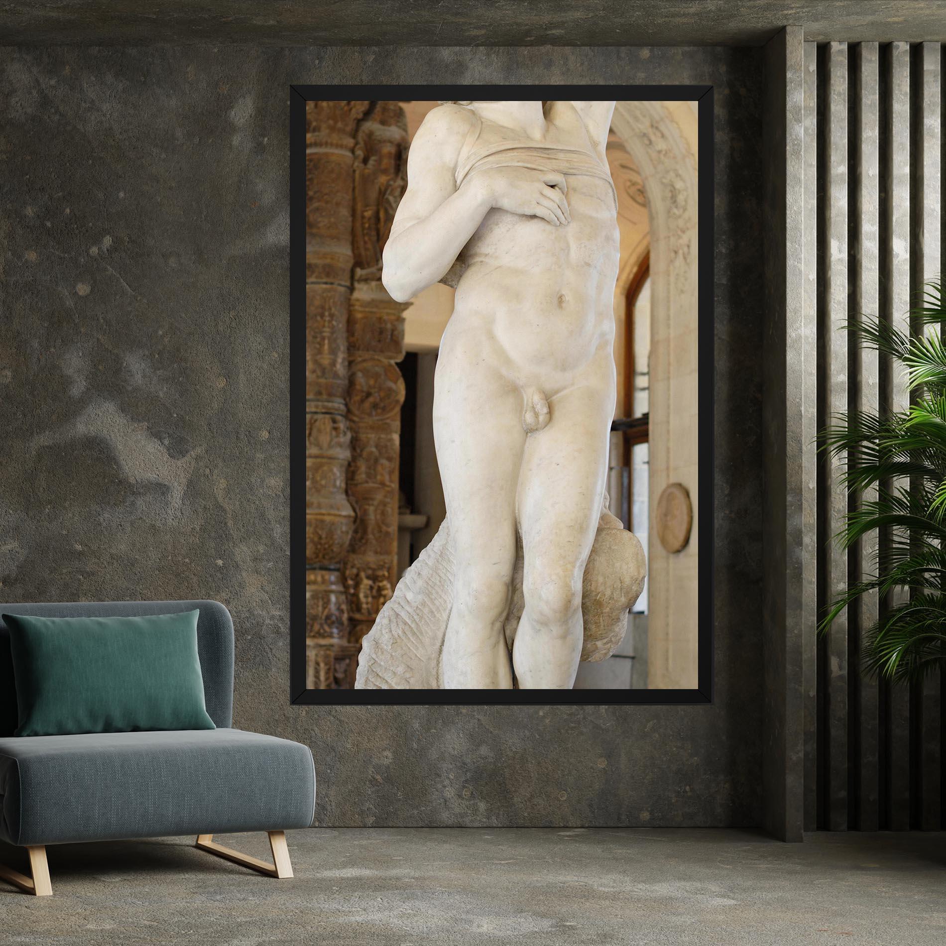 Картина на платно Dying Slave mockup 7