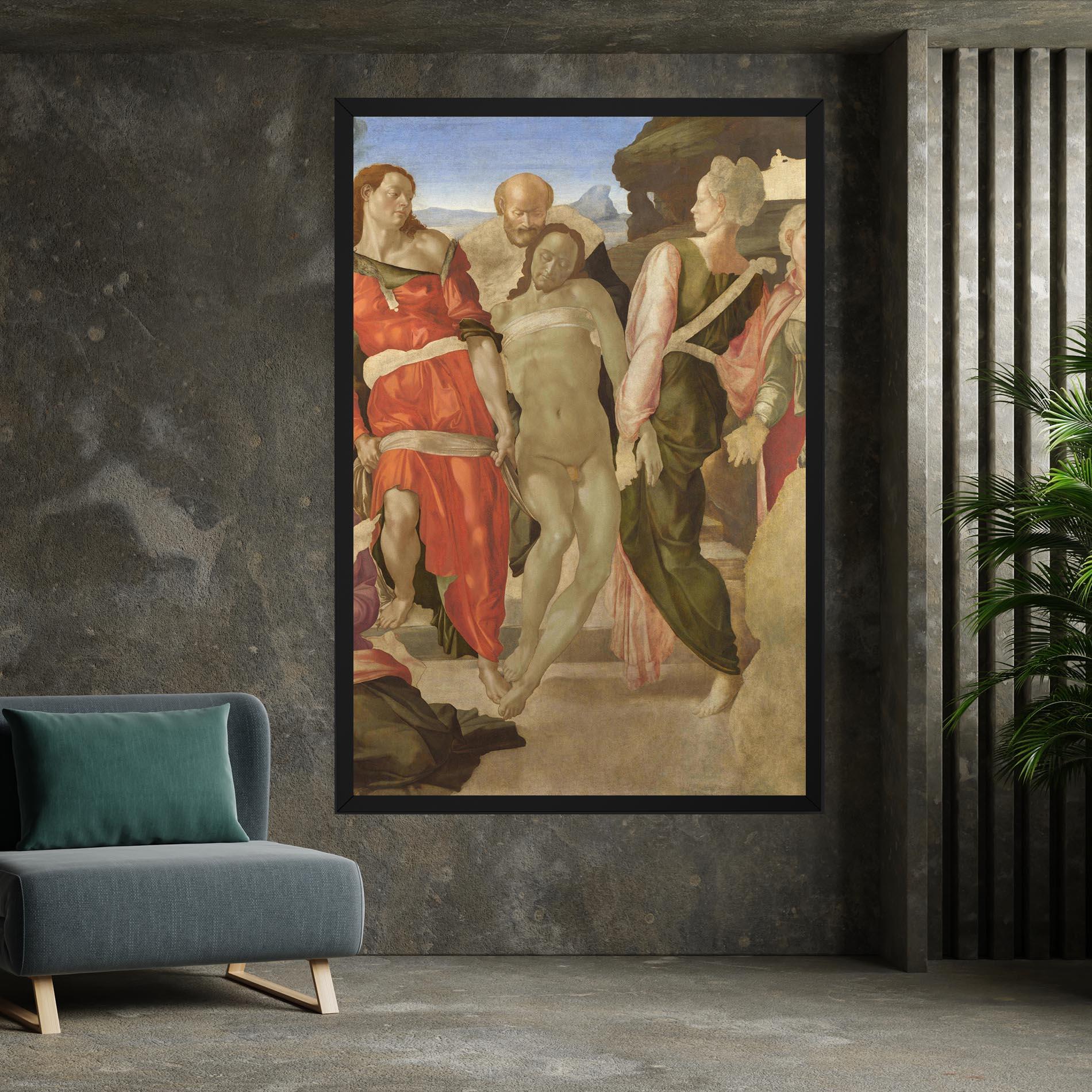 Картина на платно Entombment mockup 7