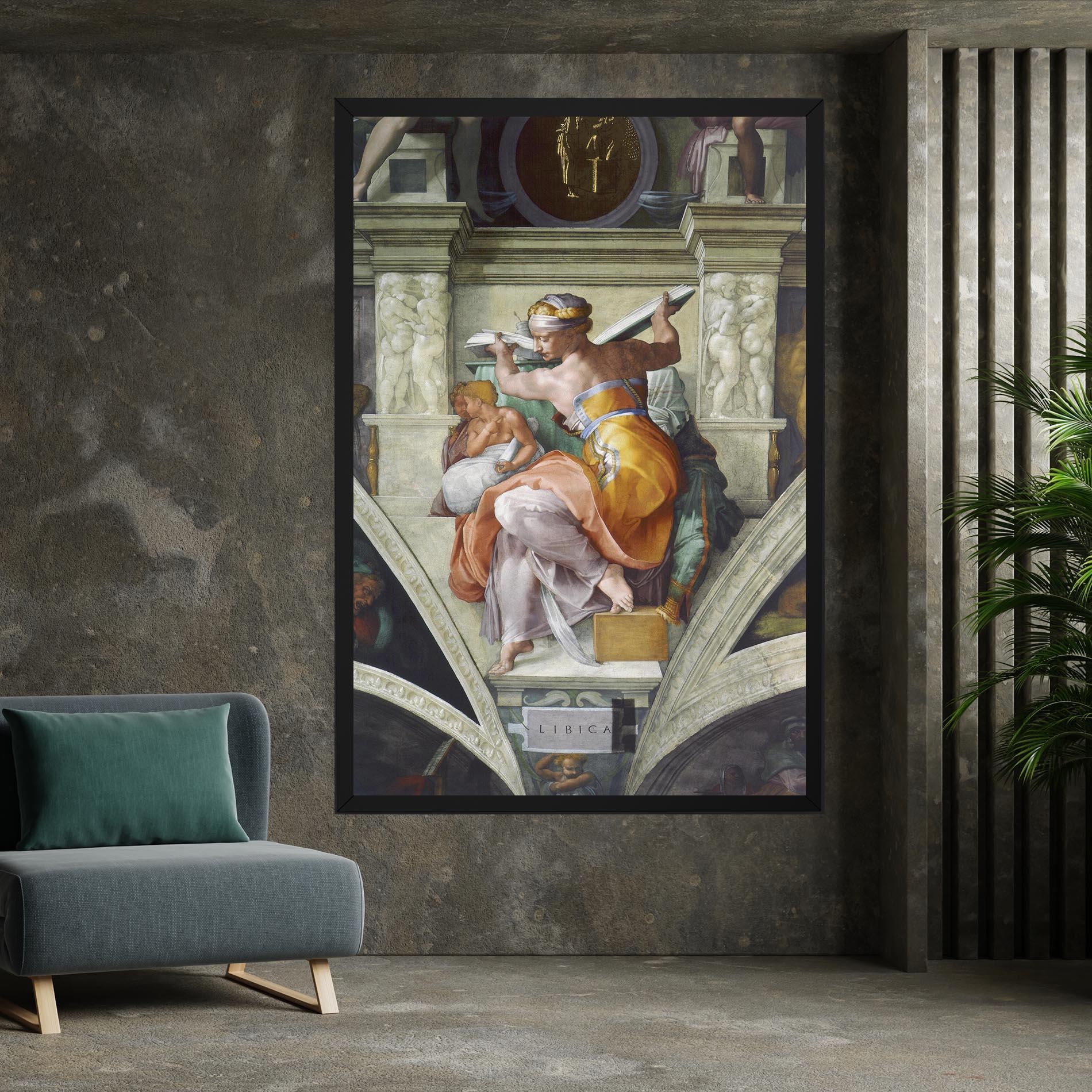 Картина на платно Libyan Sibyles mockup 7