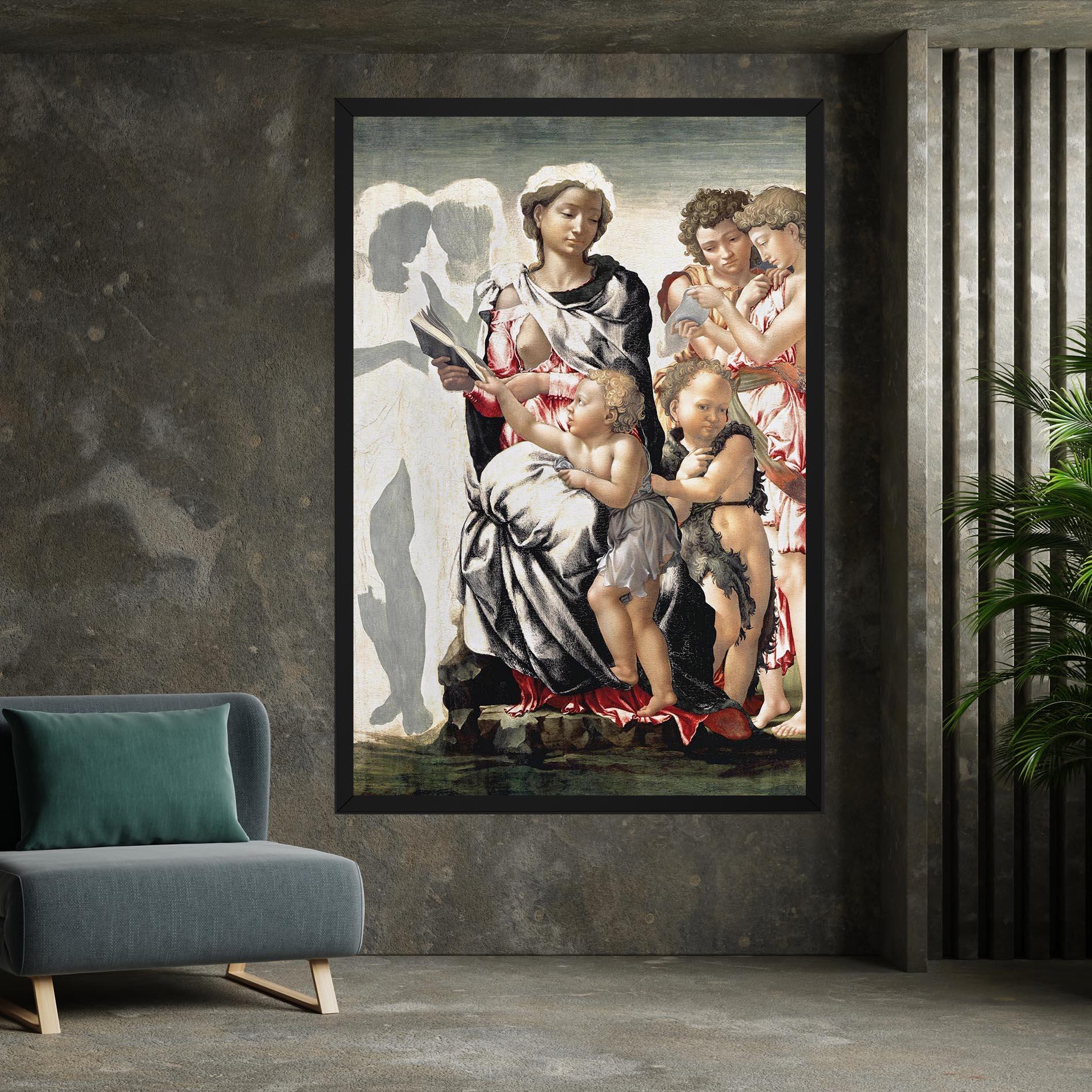 Картина на платно Manchester Madonna mockup 7