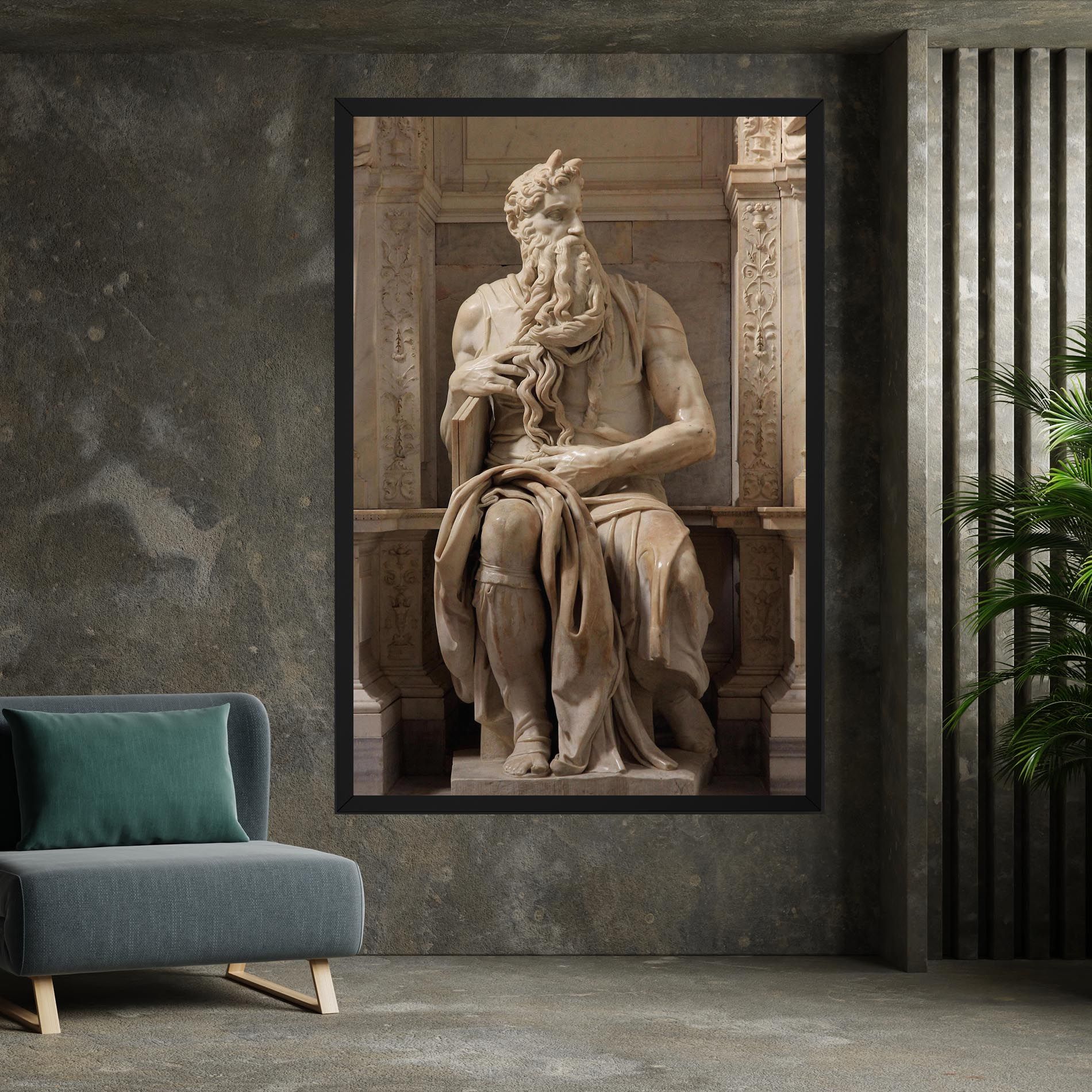 Statue Moses mockup 7