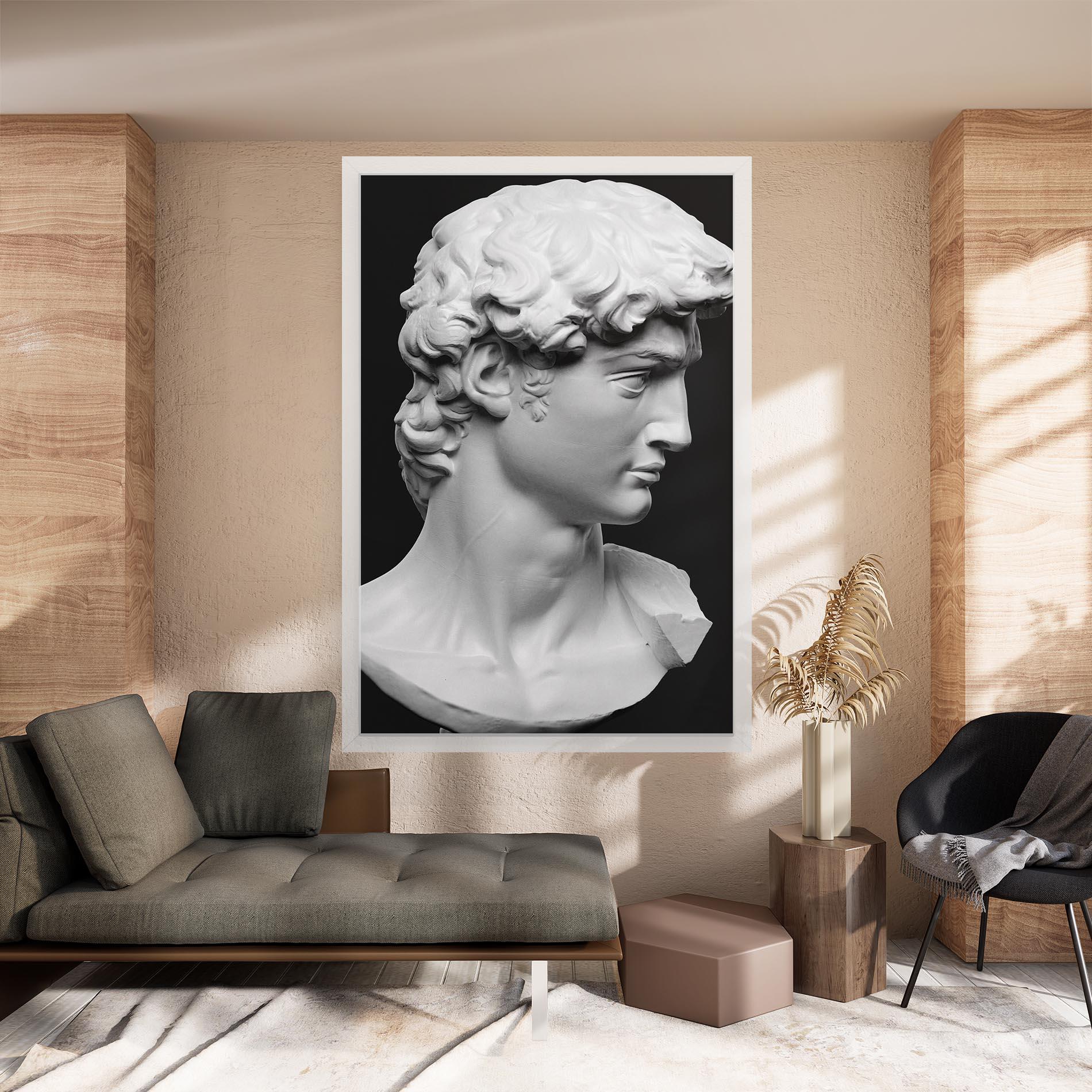 Картина на платно David Head mockup 8