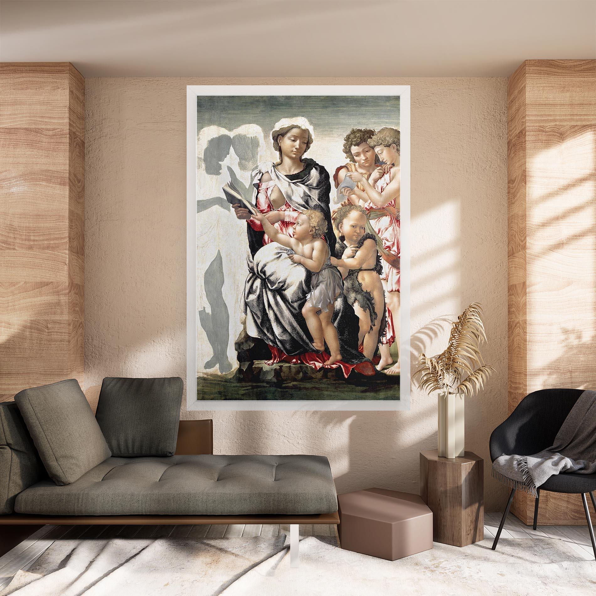 Картина на платно Manchester Madonna mockup 8