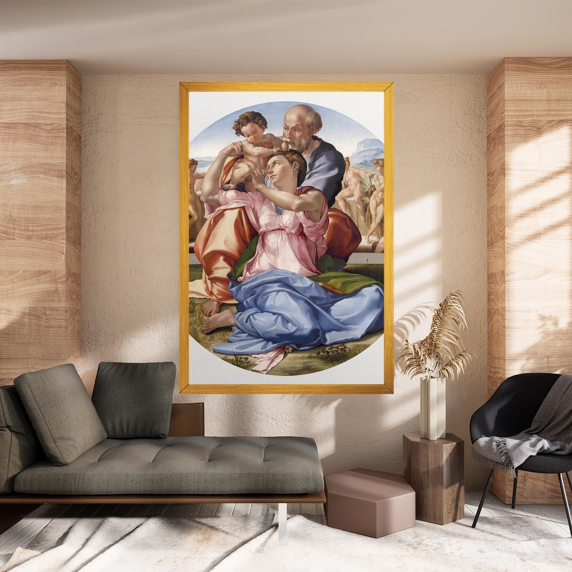 Картина на платно Doni Tondo mockup 8