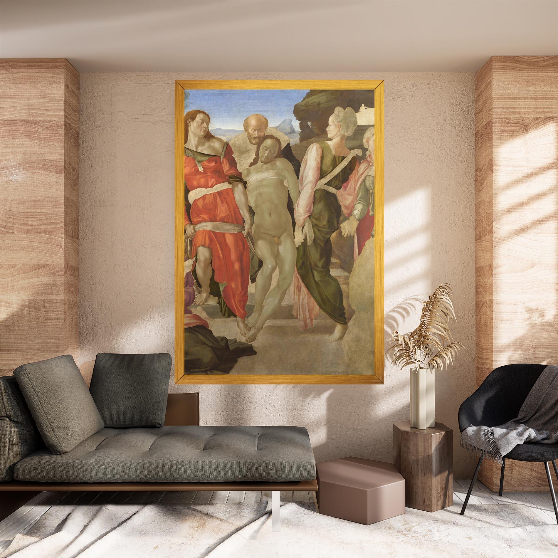 Картина на платно Entombment mockup 8