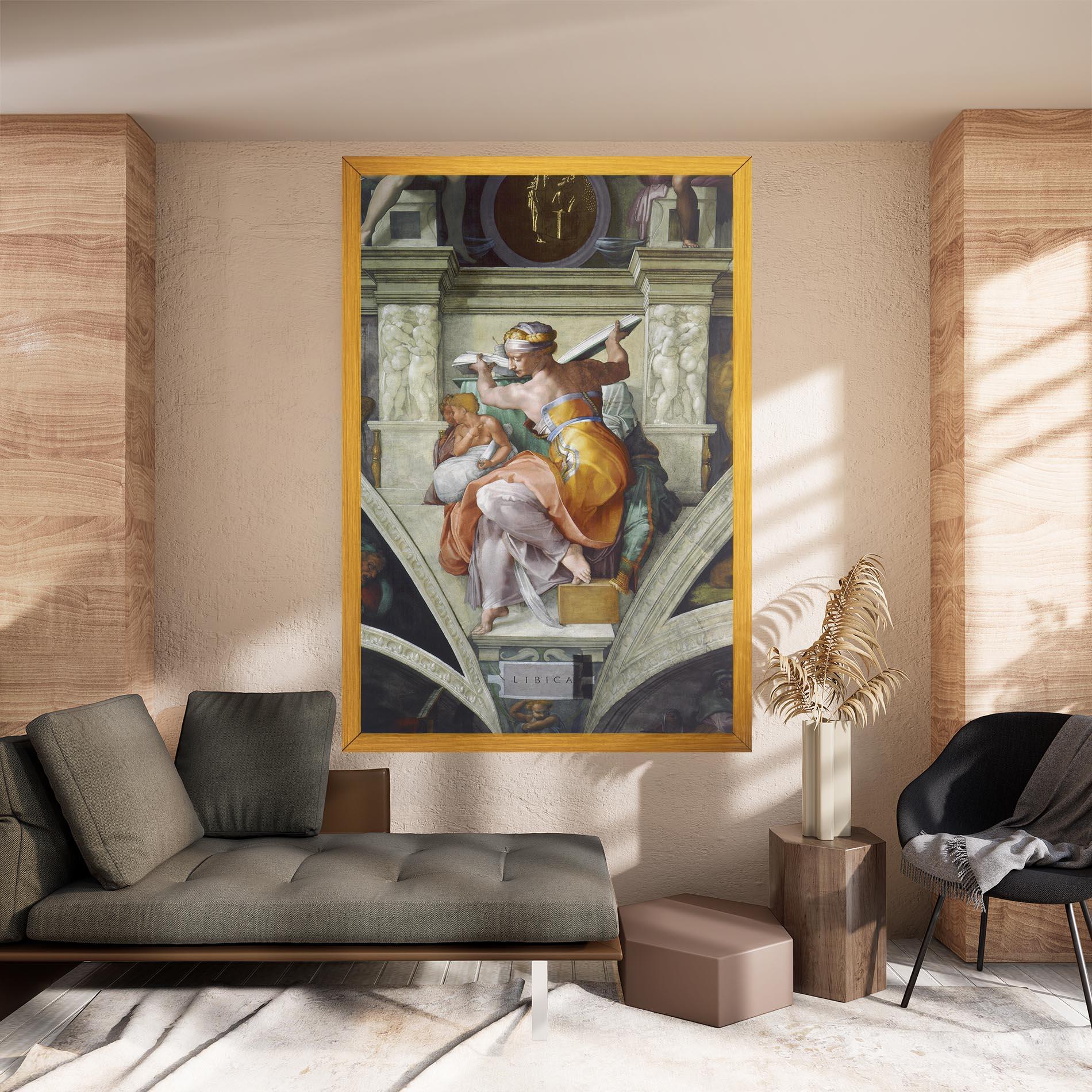 Картина на платно Libyan Sibyles mockup 8