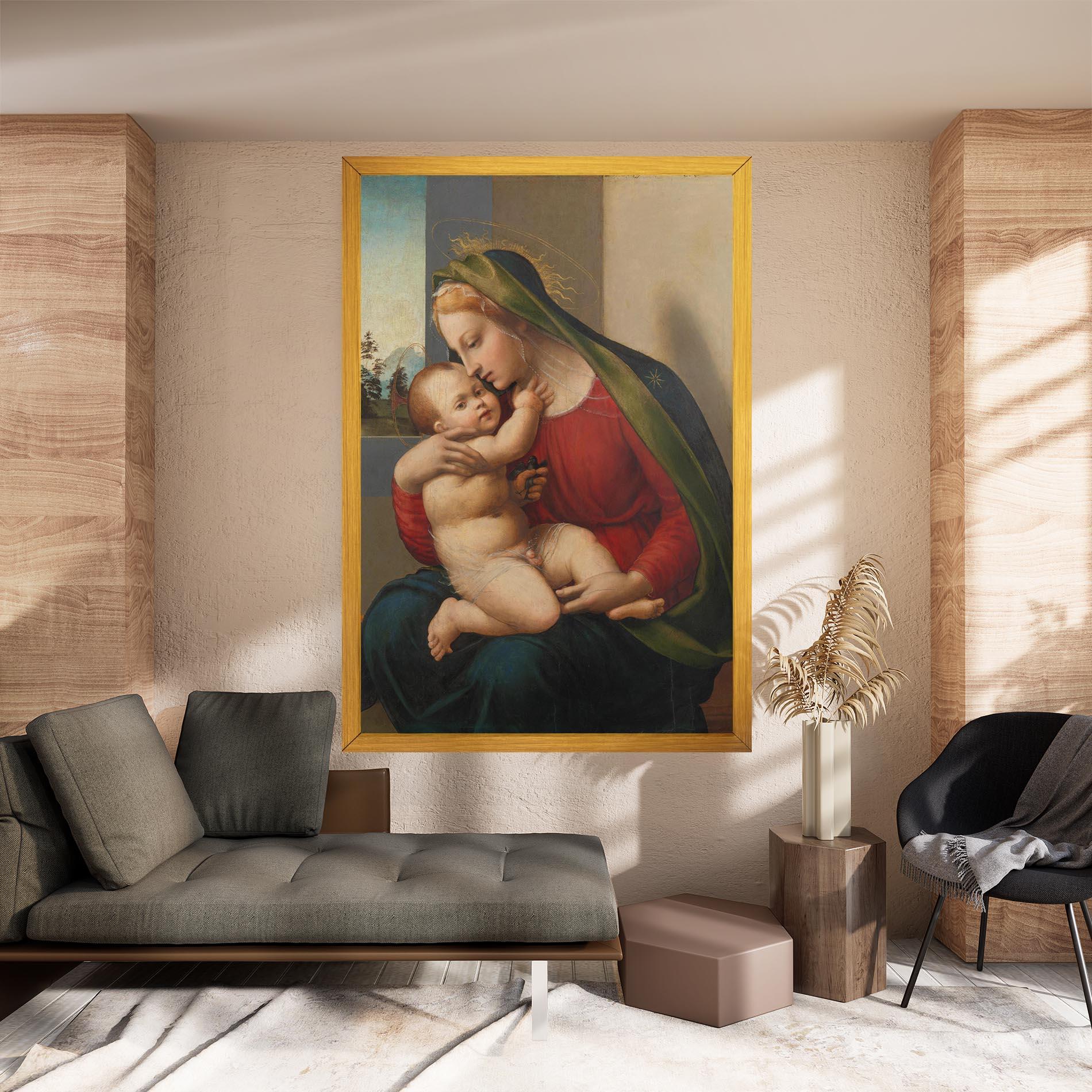 Картина на платно Madonna And Child mockup 8