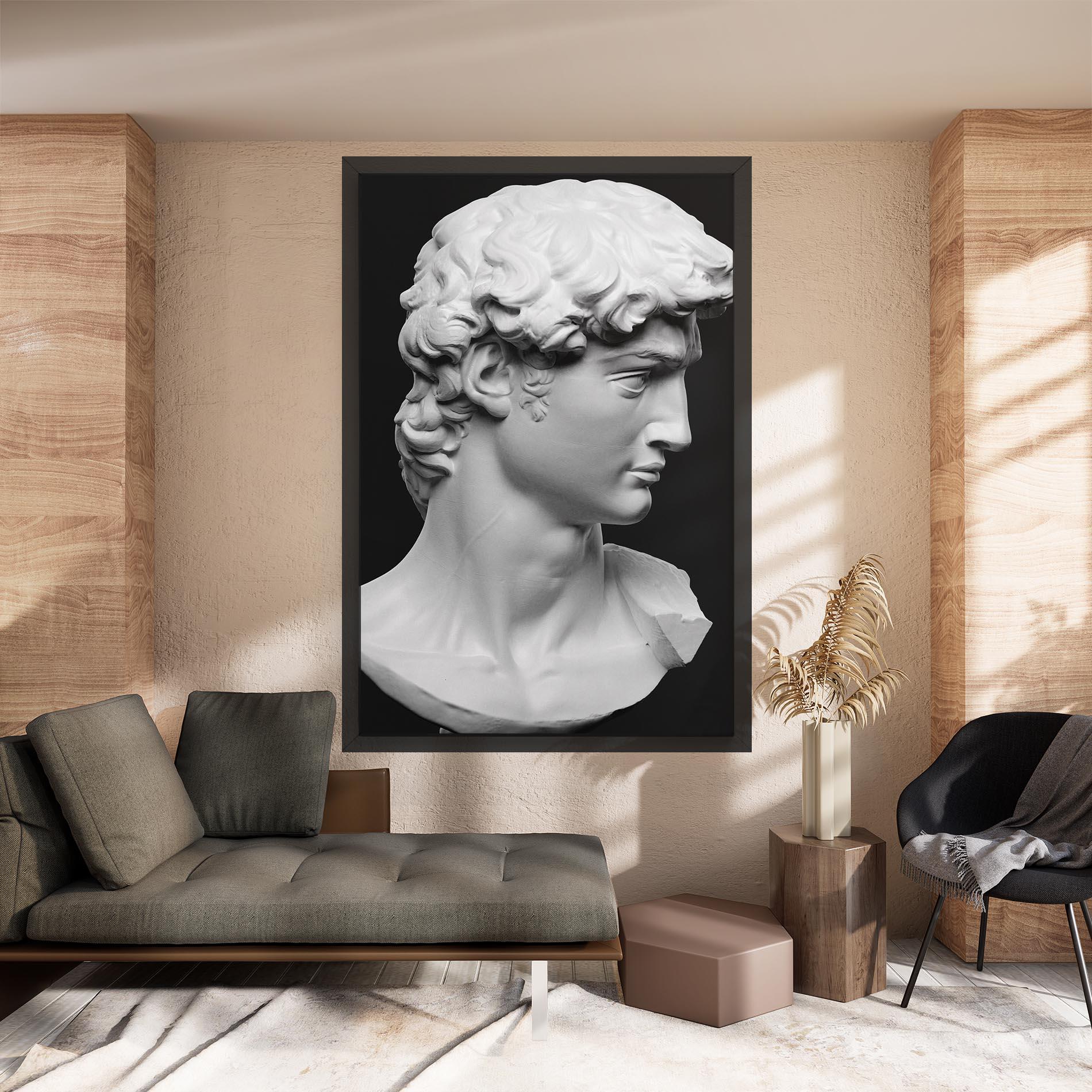 Картина на платно David Head mockup 8