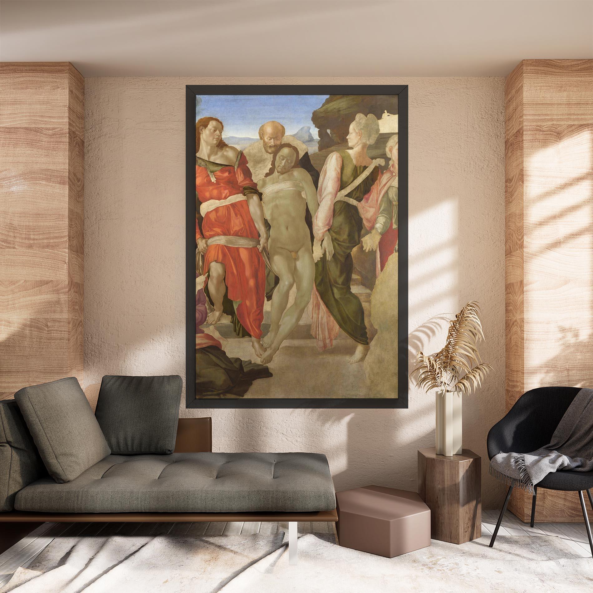 Картина на платно Entombment mockup 8