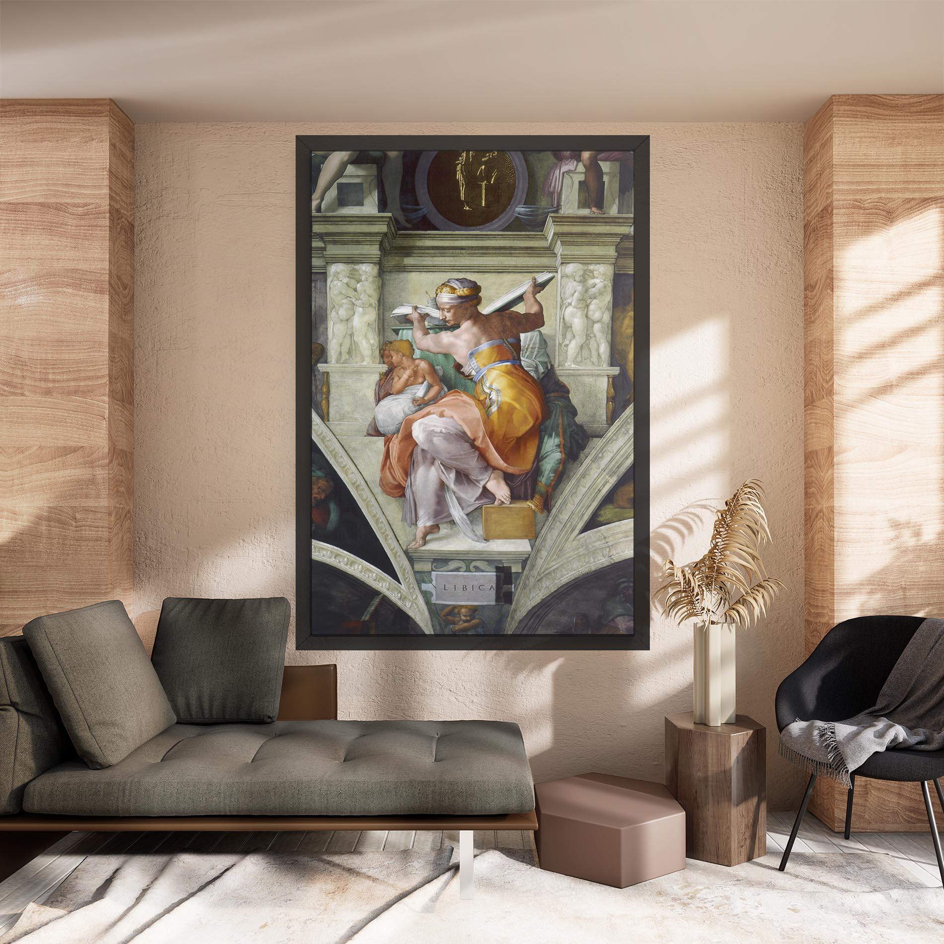 Картина на платно Libyan Sibyles mockup 8