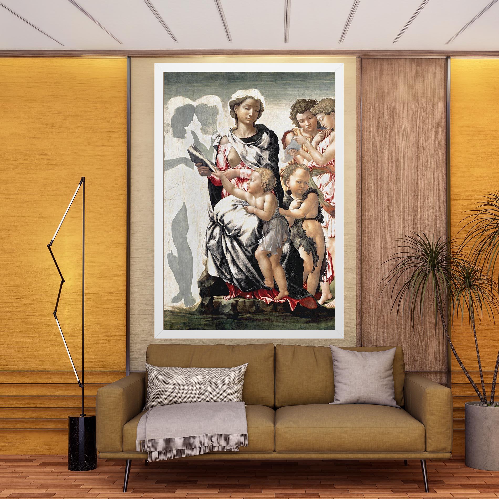 Картина на платно Manchester Madonna mockup 9