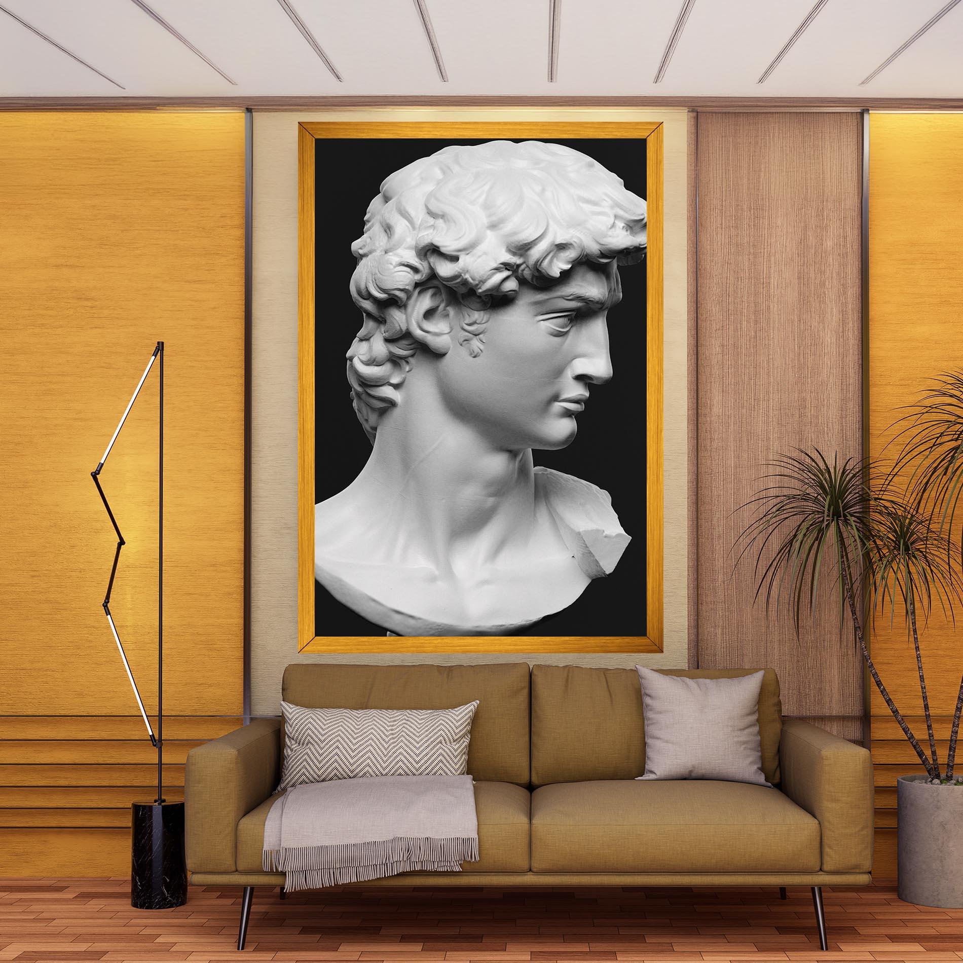 Картина на платно David Head mockup 9