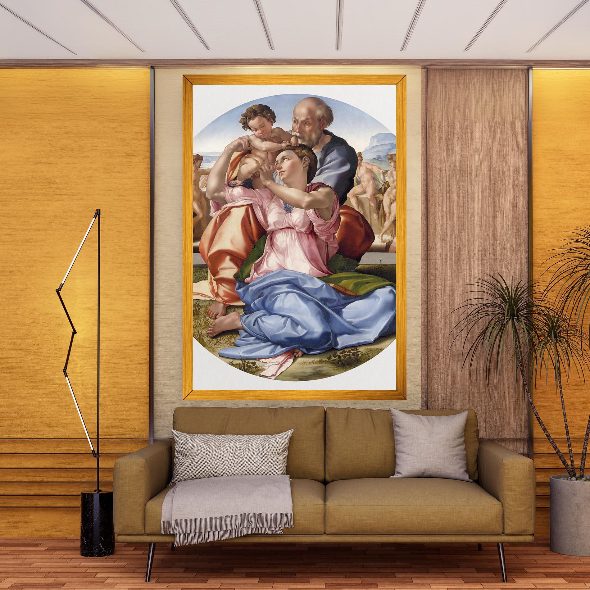 Картина на платно Doni Tondo mockup 9