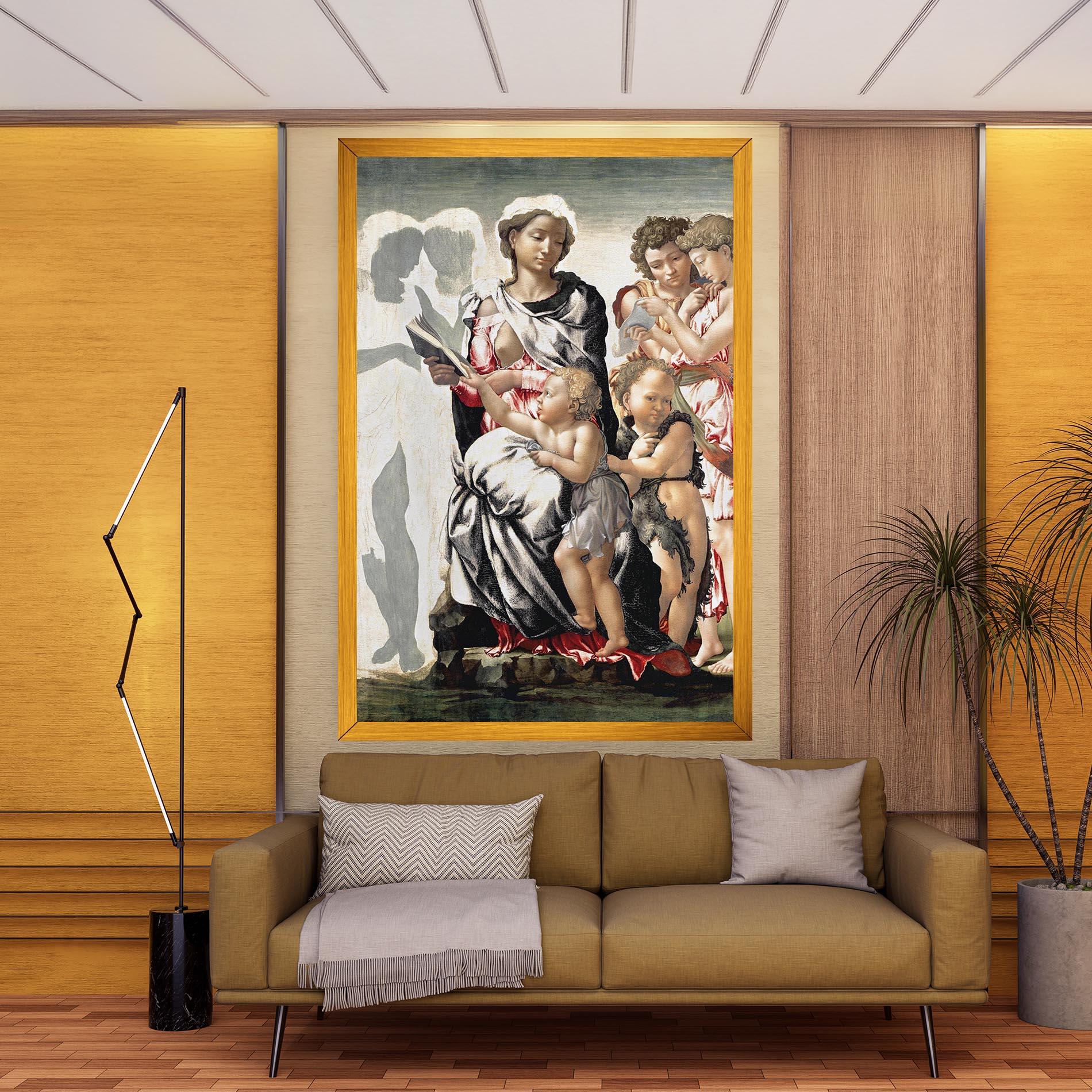 Картина на платно Manchester Madonna mockup 9