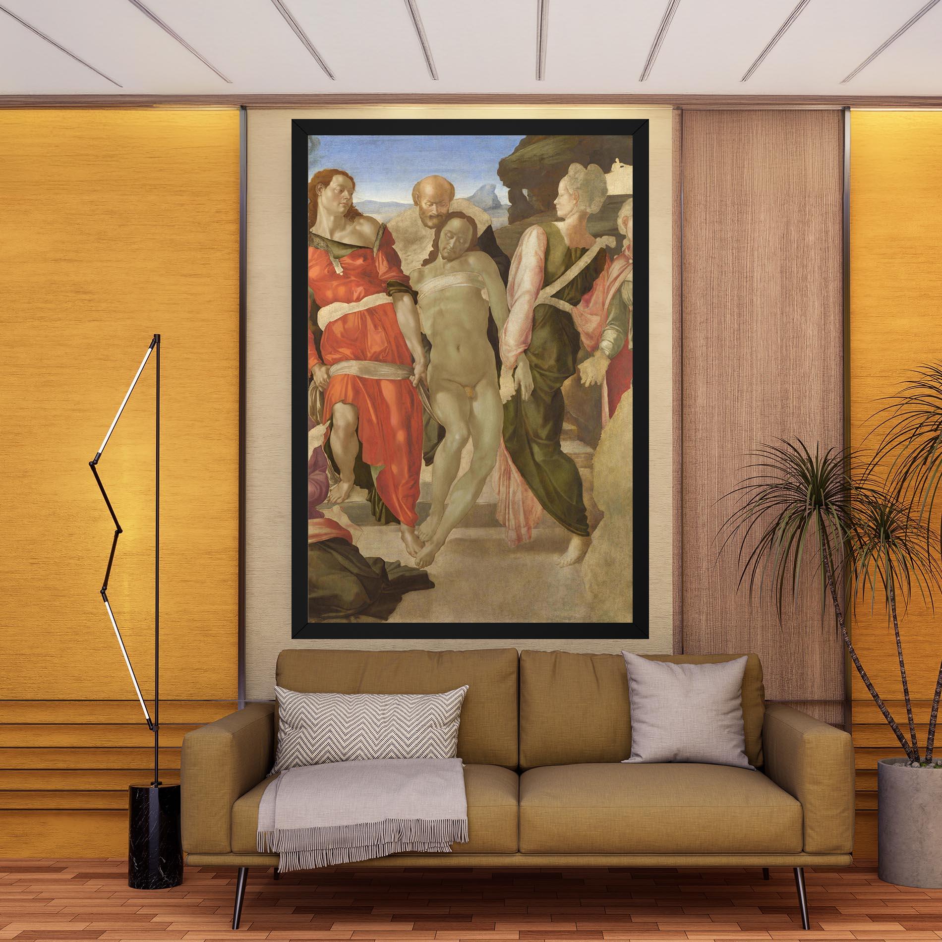 Картина на платно Entombment mockup 9