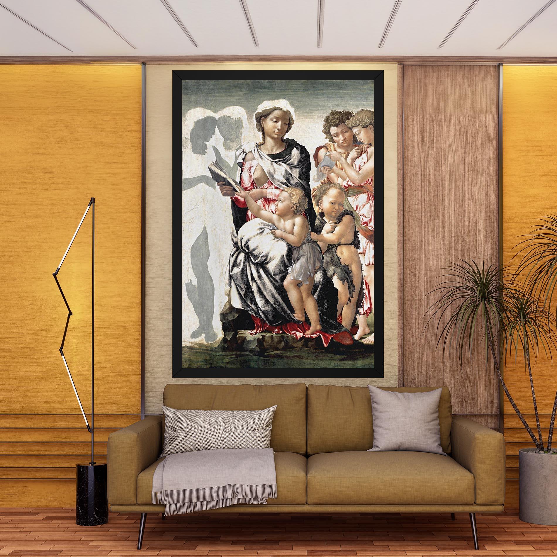 Картина на платно Manchester Madonna mockup 9