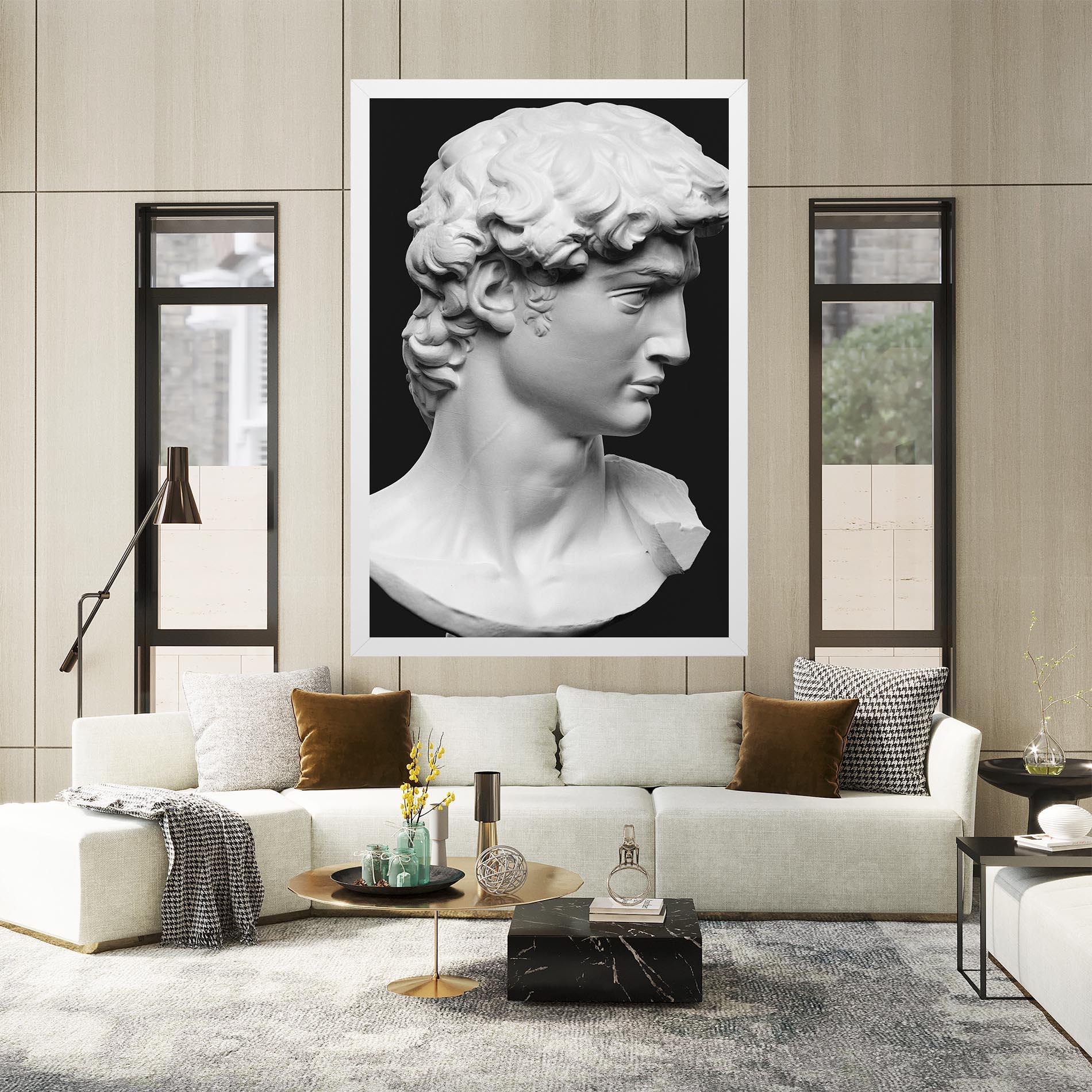 Картина на платно David Head mockup 2