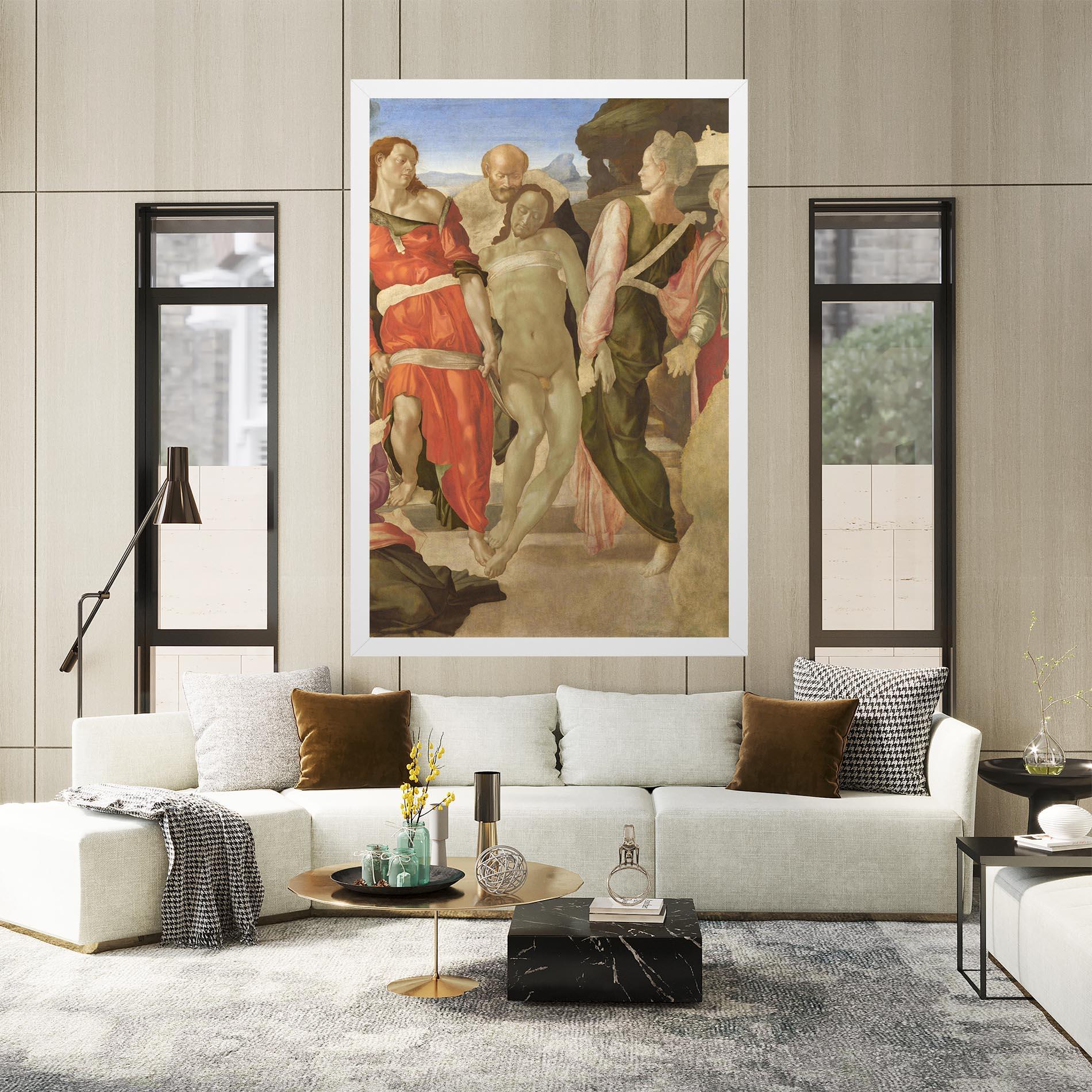 Картина на платно Entombment mockup 2