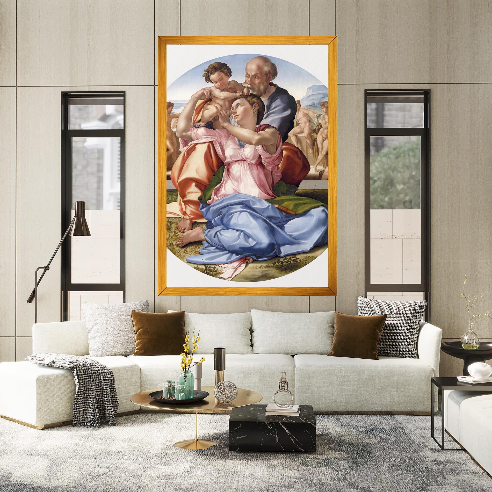 Картина на платно Doni Tondo mockup 2