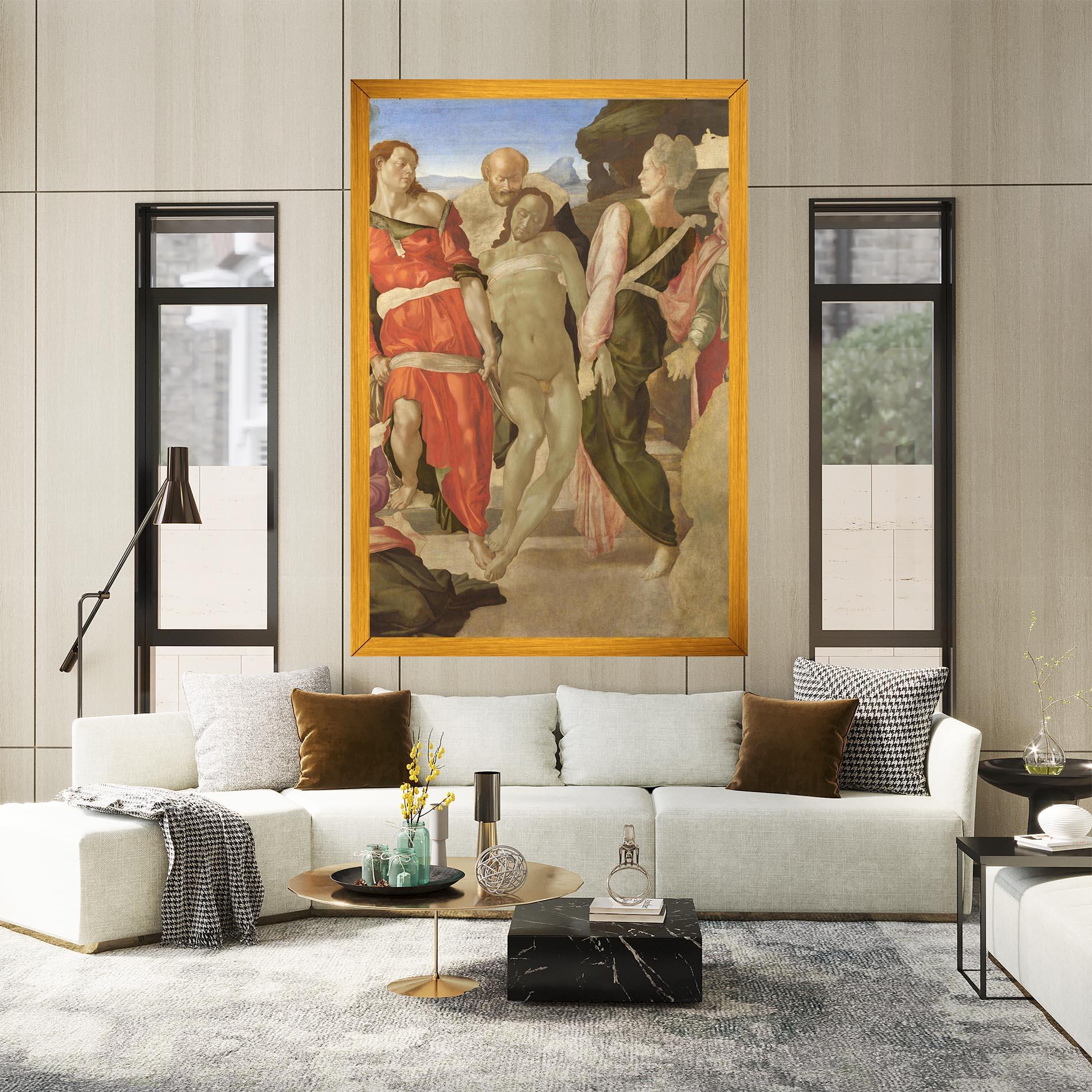 Картина на платно Entombment mockup 2