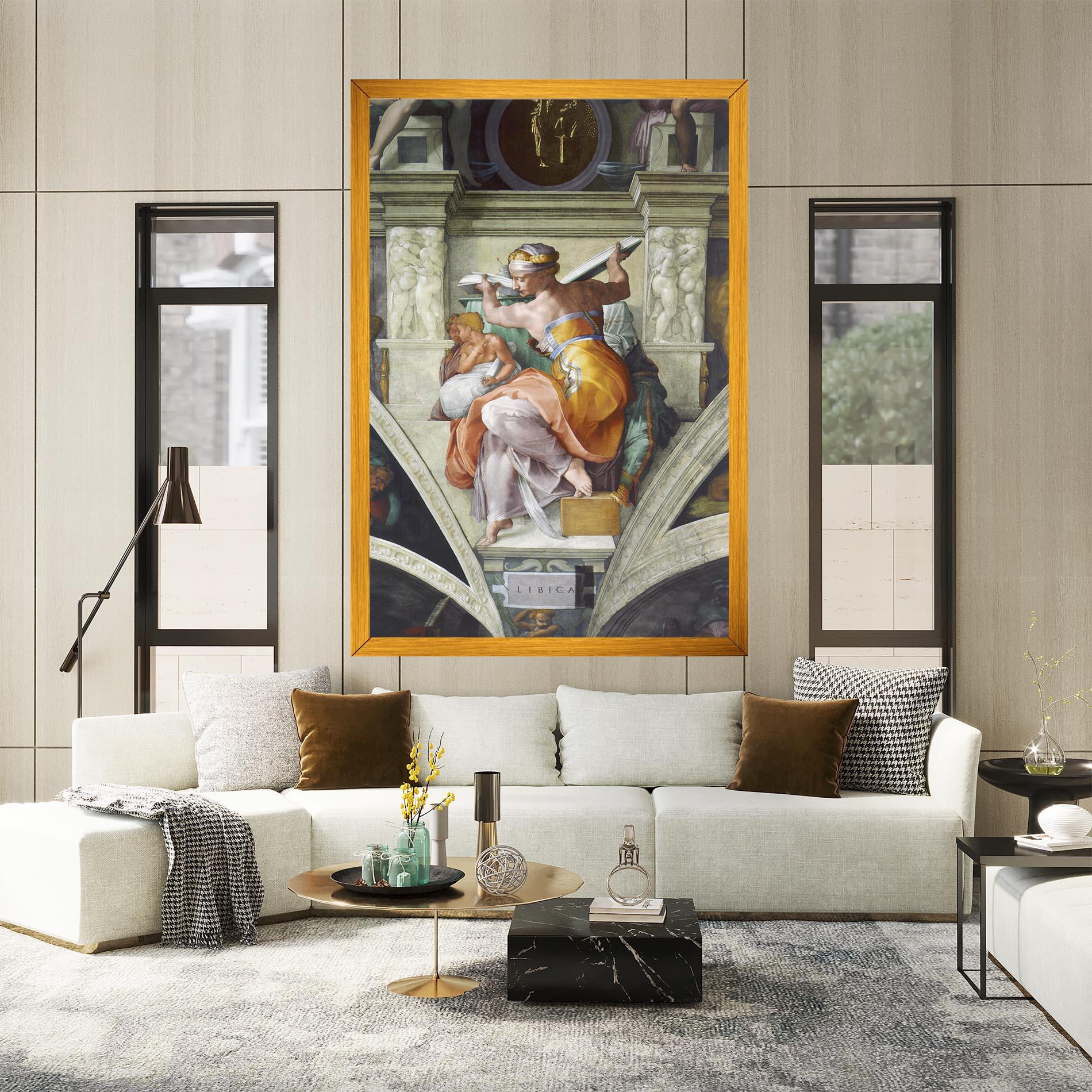 Картина на платно Libyan Sibyles mockup 2